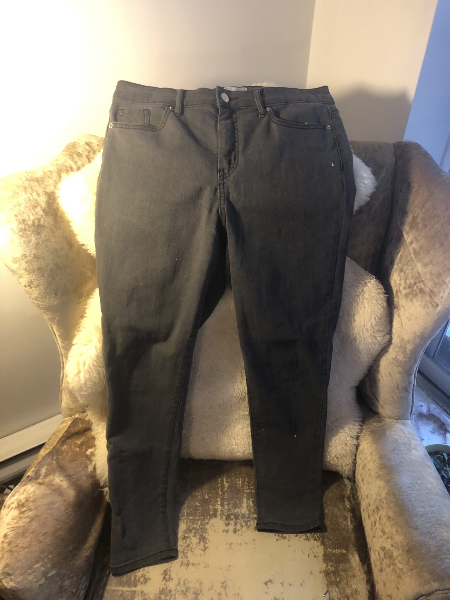 Image for pantalon jeans gris jessica simpsons 8 ans fait grand, 30 - 31 jeans