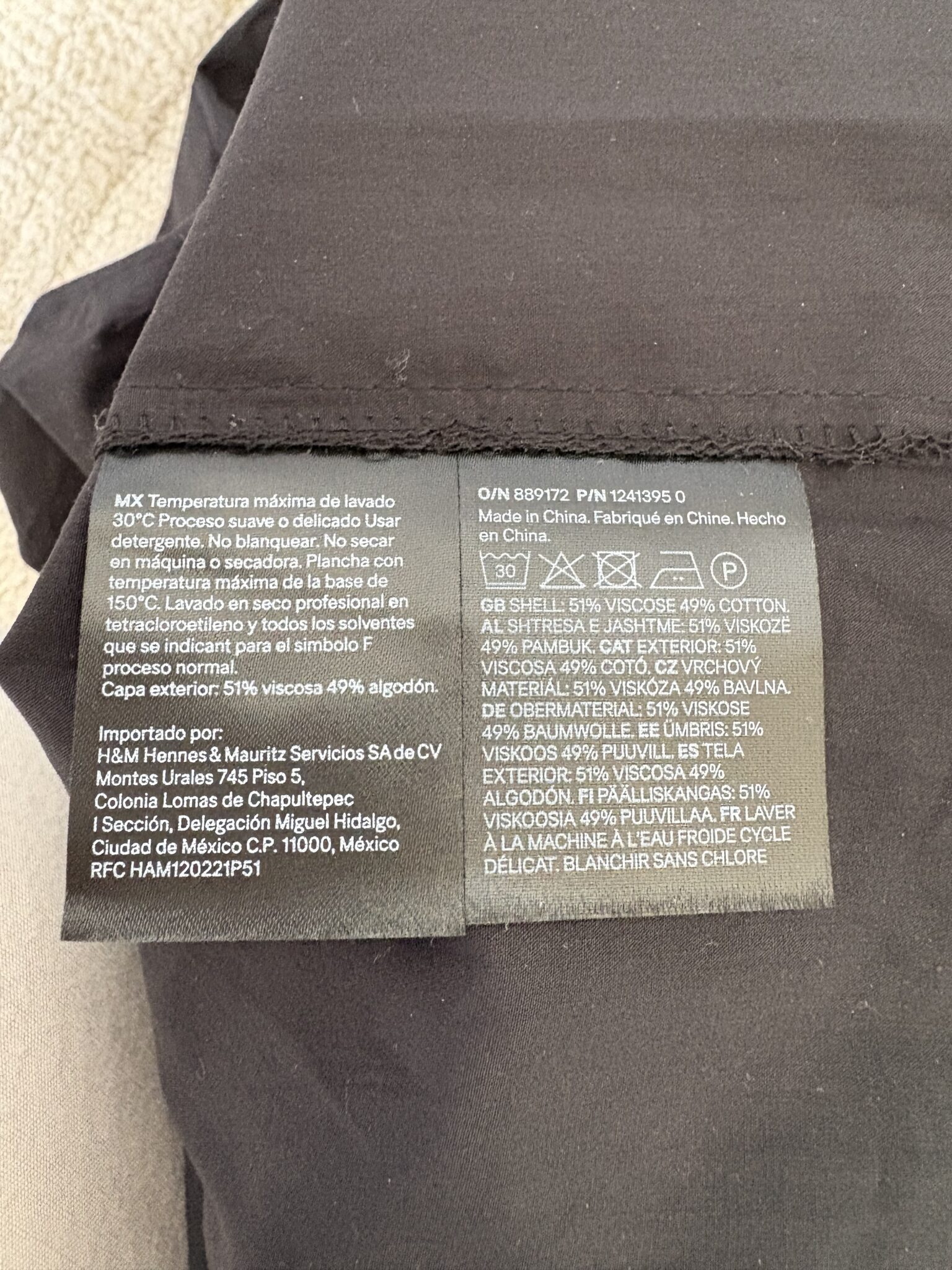 Image for Robe longue noire H&M neuve avec étiquette