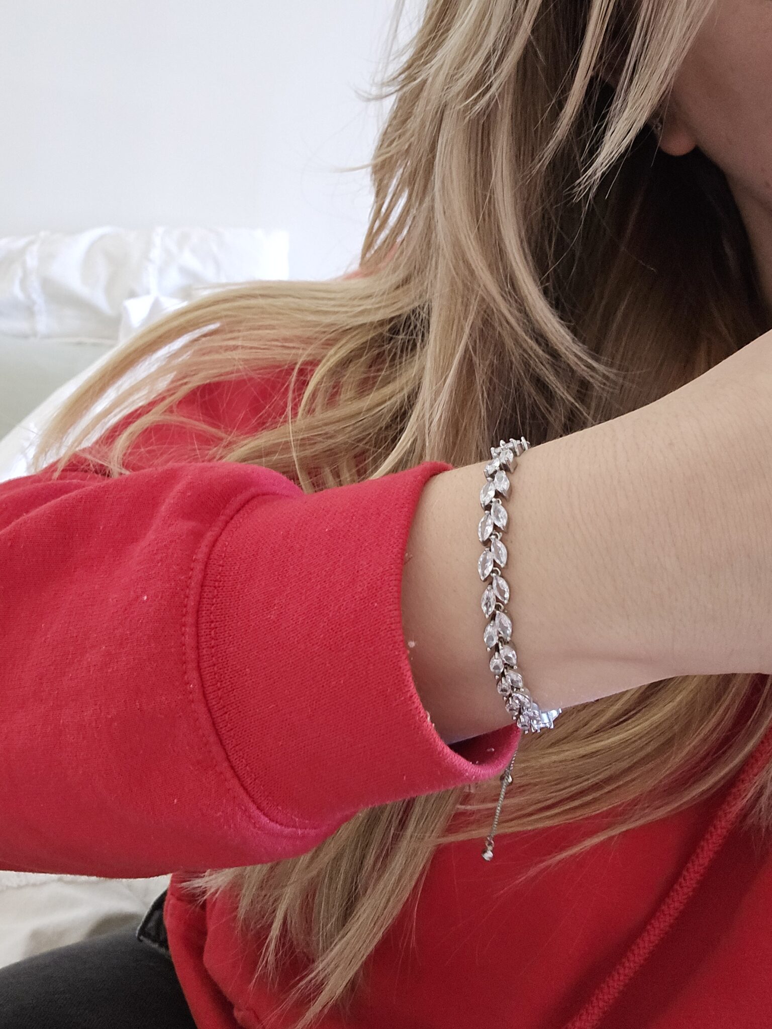 Featured image for Silver leaf bracelet