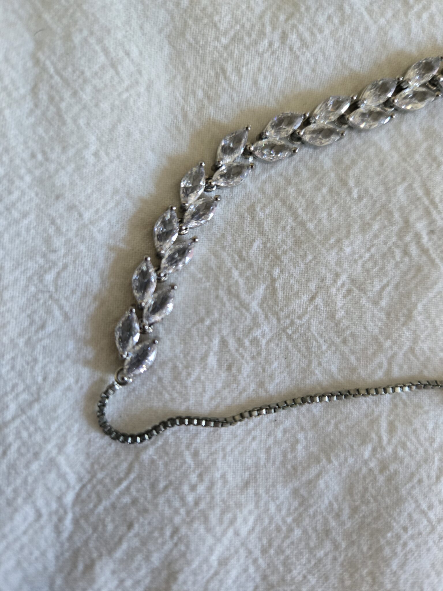 Image for Silver leaf bracelet