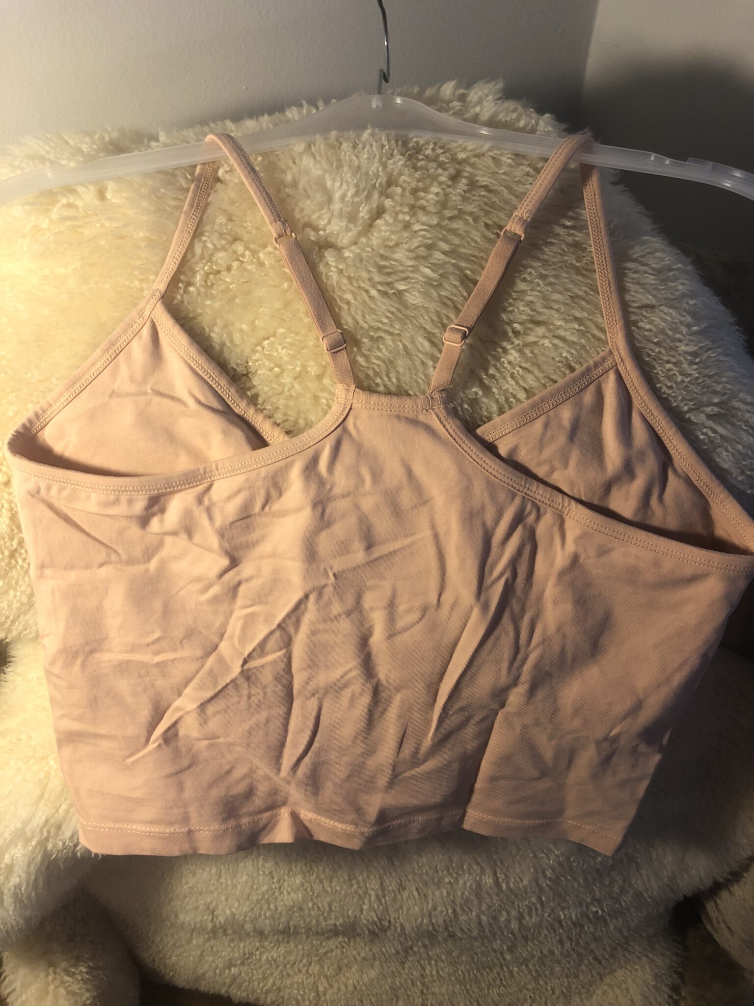 Image for camisole pact, médium fait petit, coton bio 💯 équitable et crop wow rosé chair