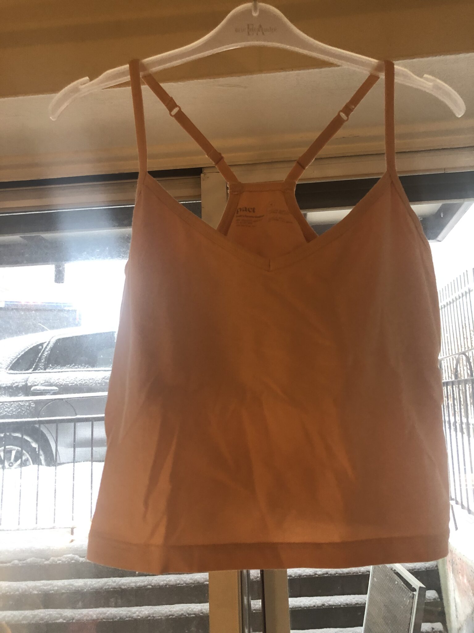 Image for camisole pact, médium fait petit, coton bio 💯 équitable et crop wow rosé chair