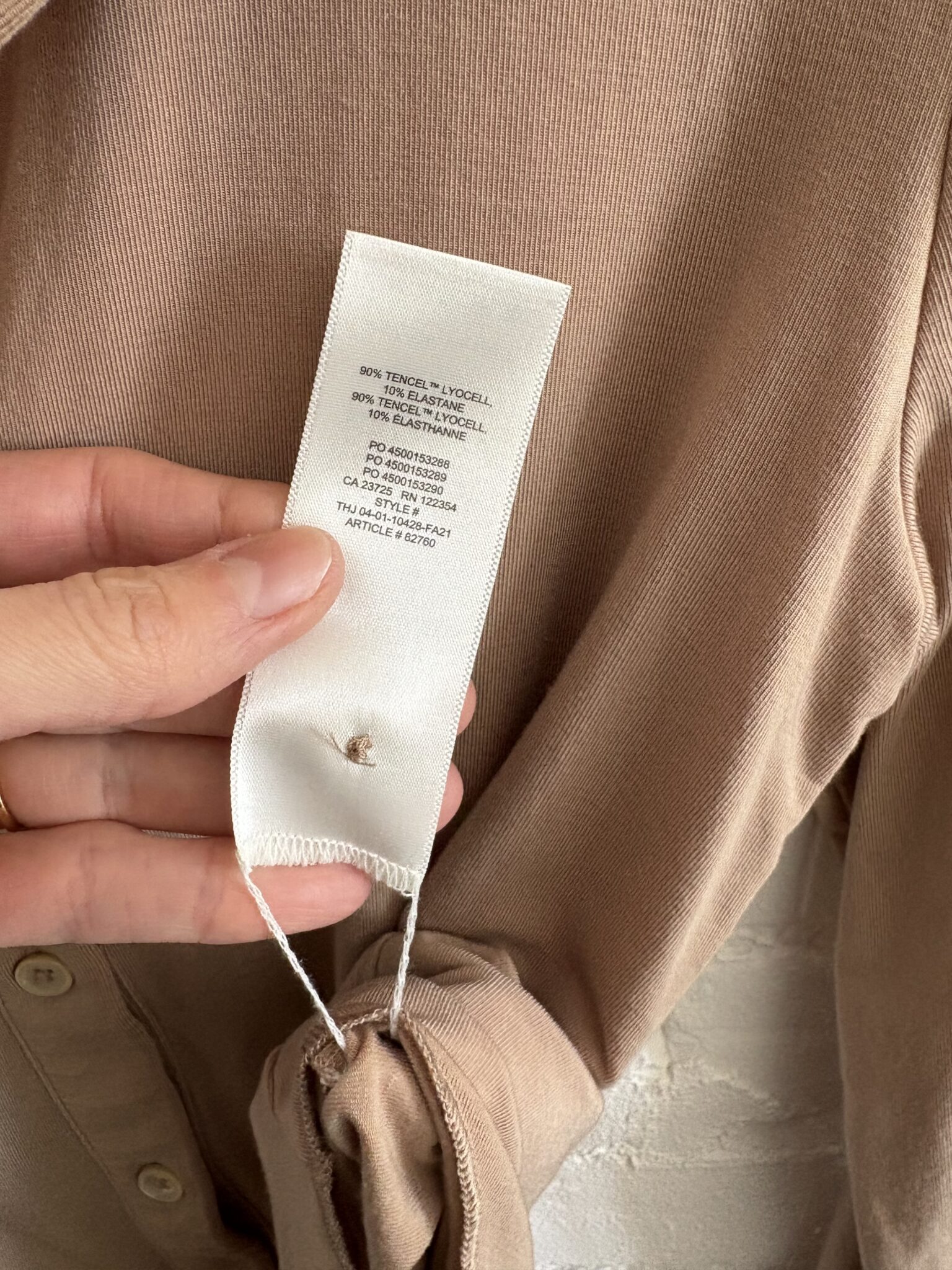 Image for Fitted button-down top