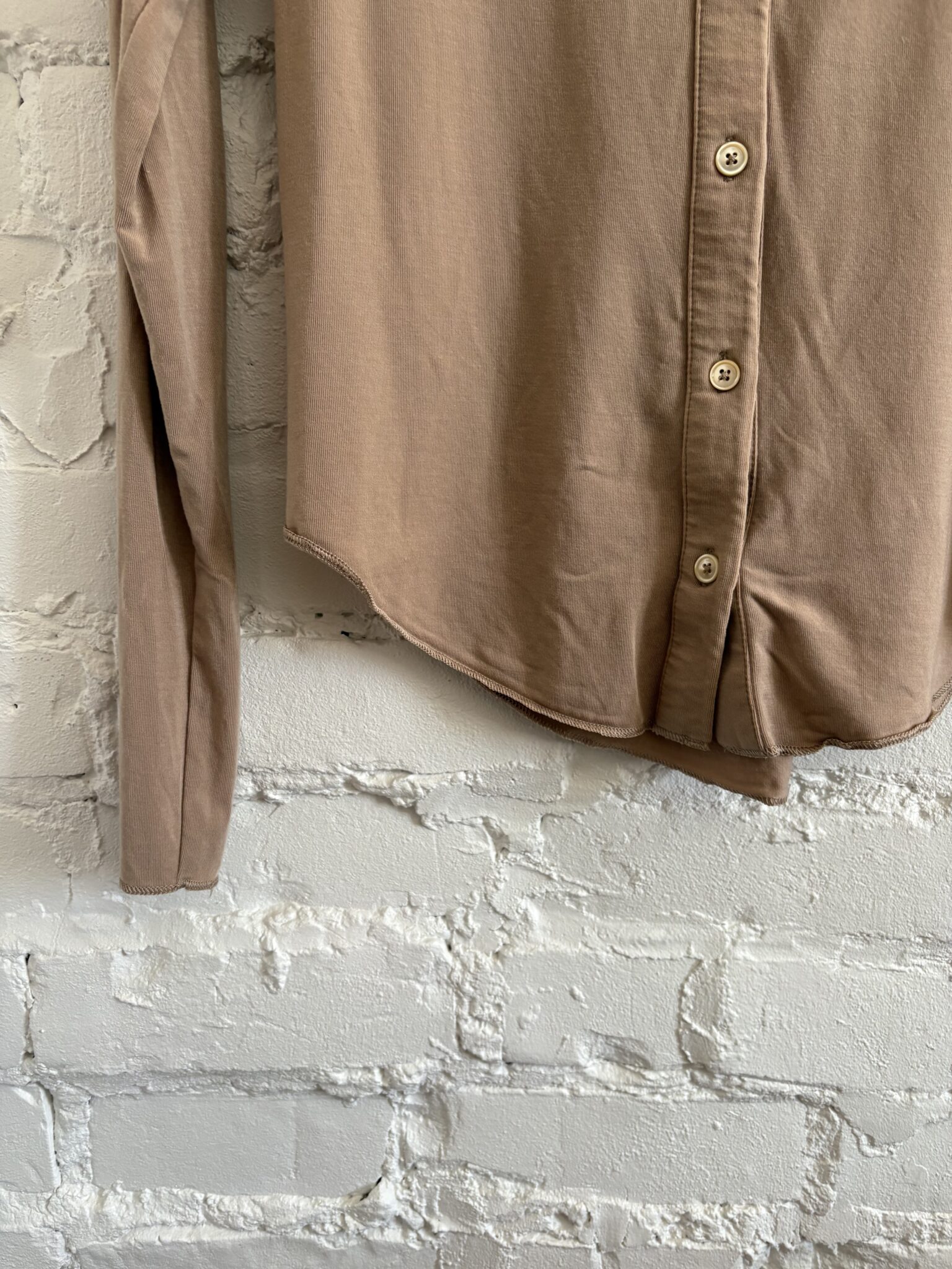 Image for Fitted button-down top