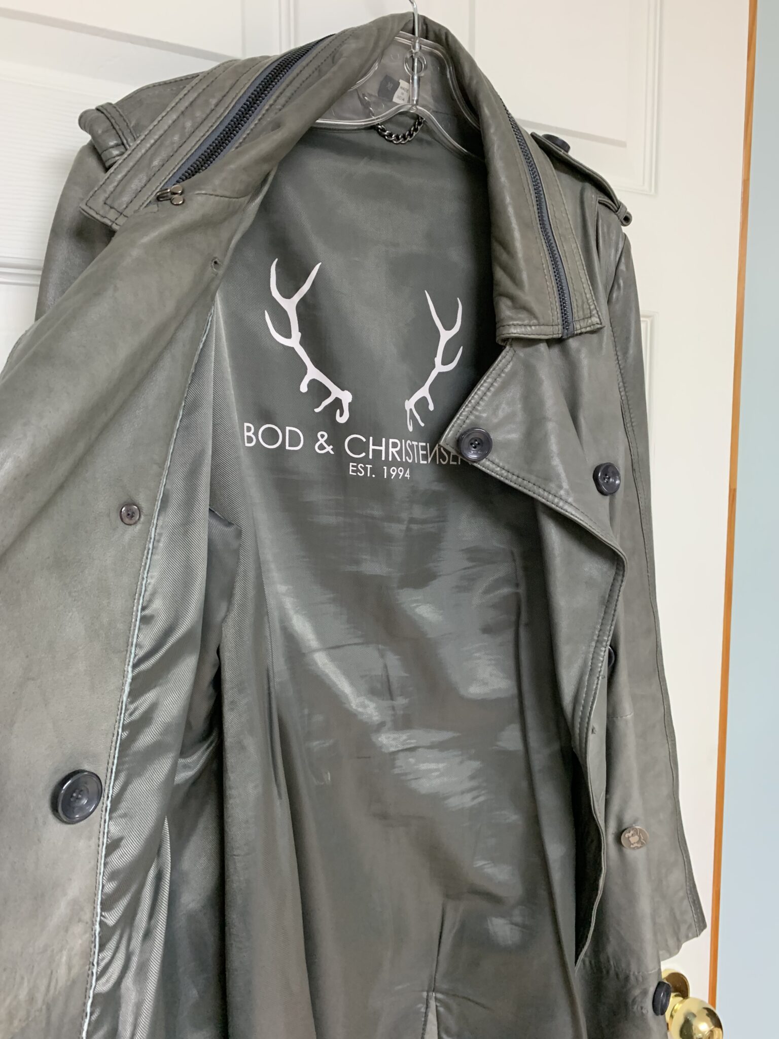 Image for Leather coat (Kid)