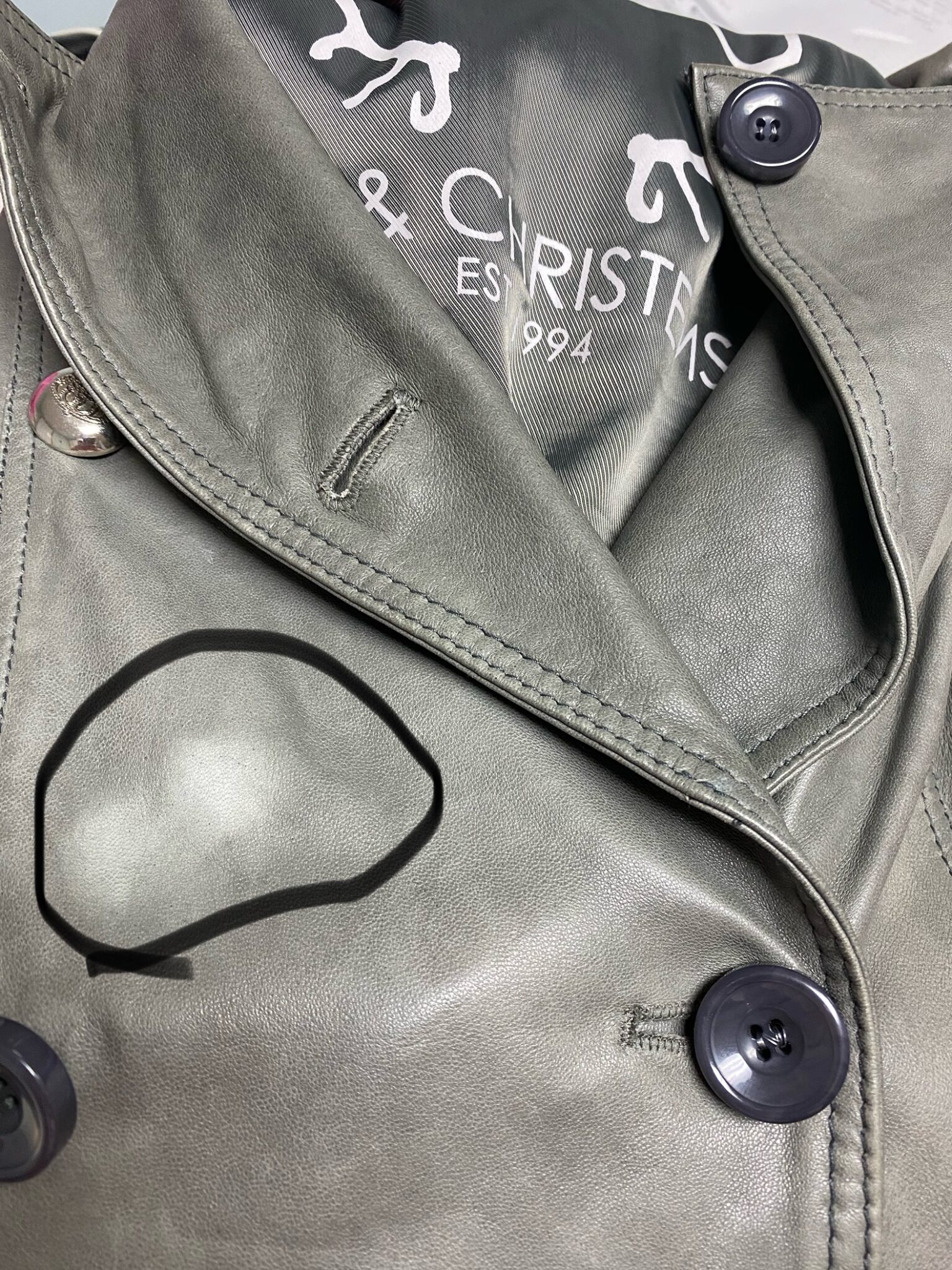 Image for Leather coat (Kid)