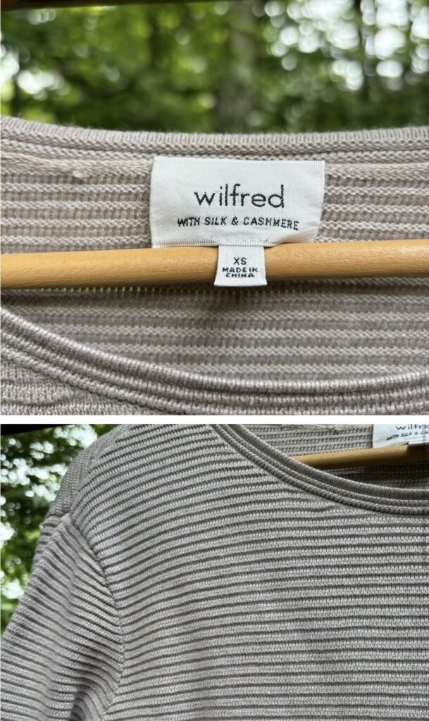 Image for Aritzia Wilfred Campanule Sweater Dress