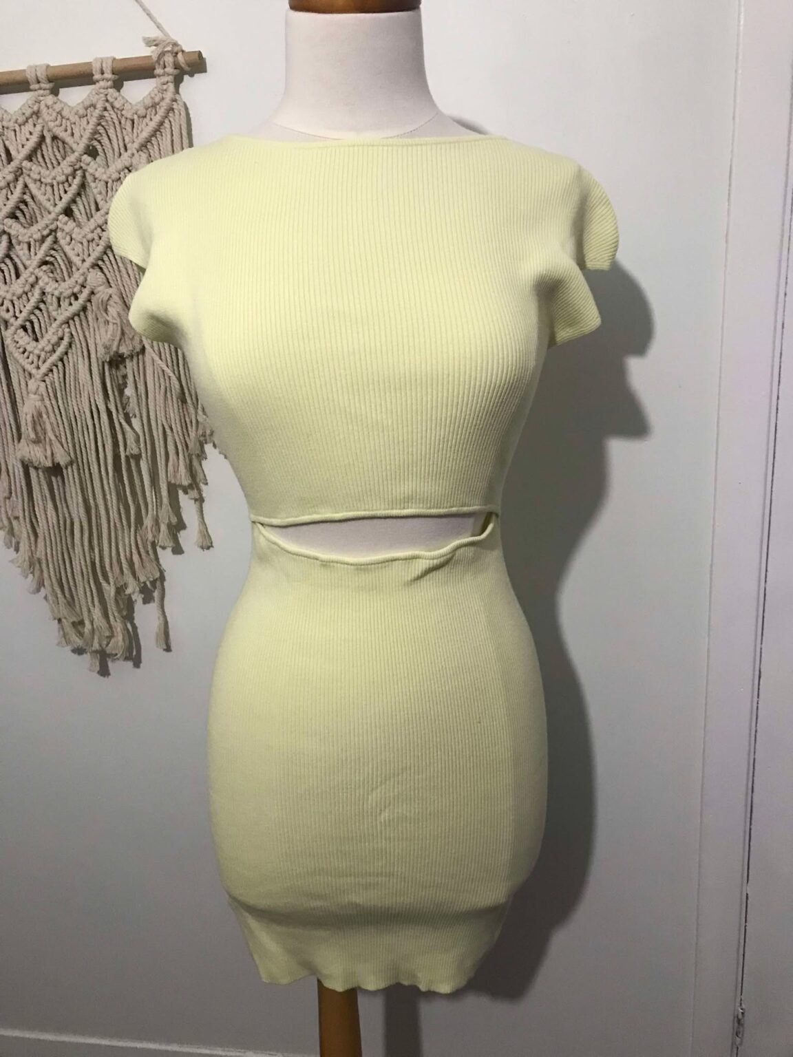 Featured image for Cut-out Knit mini dress