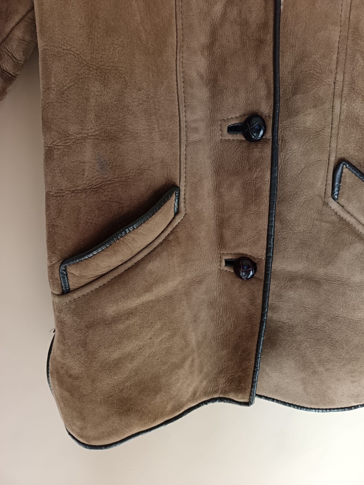 Image for Manteau en peau lainée vintage shearling jacket
