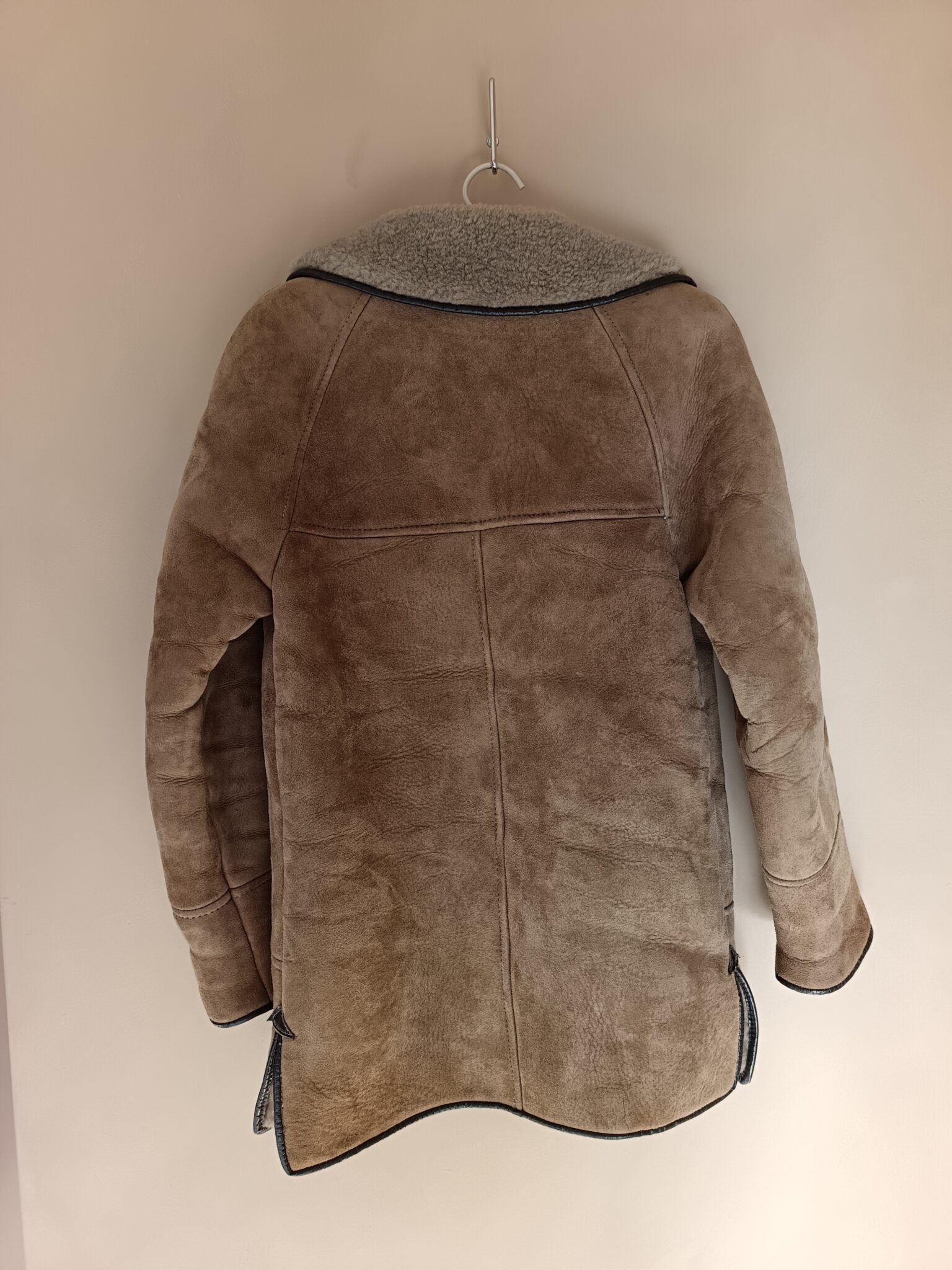 Image for Manteau en peau lainée vintage shearling jacket