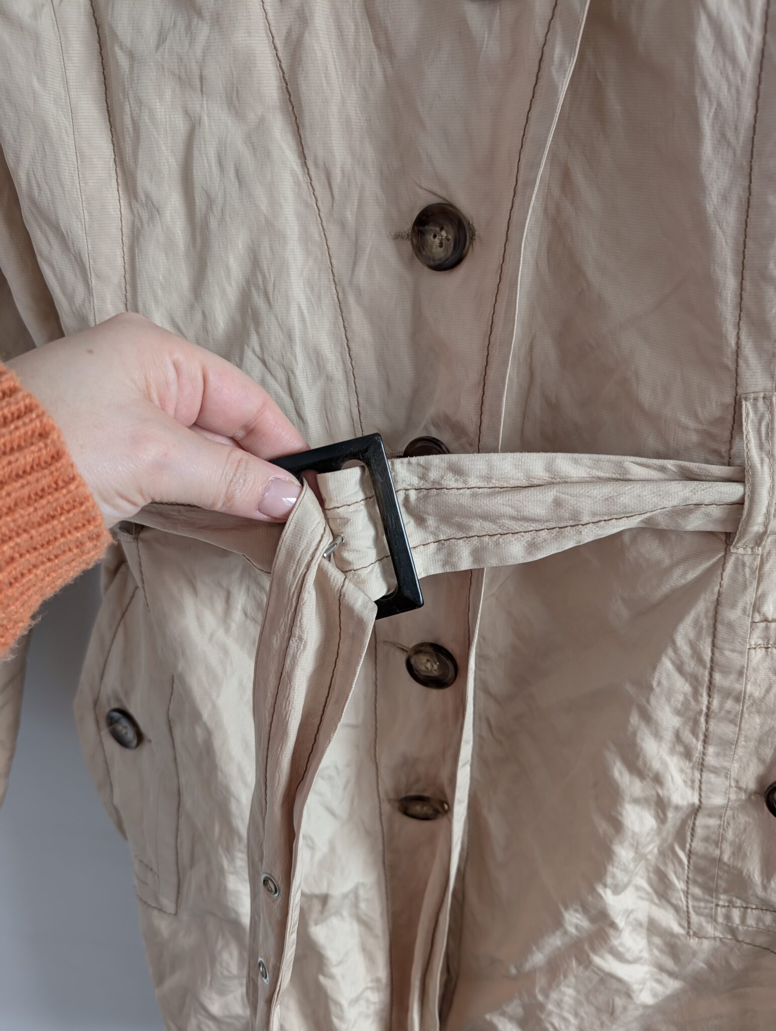 Image for Simons/Trench Coat Sz S