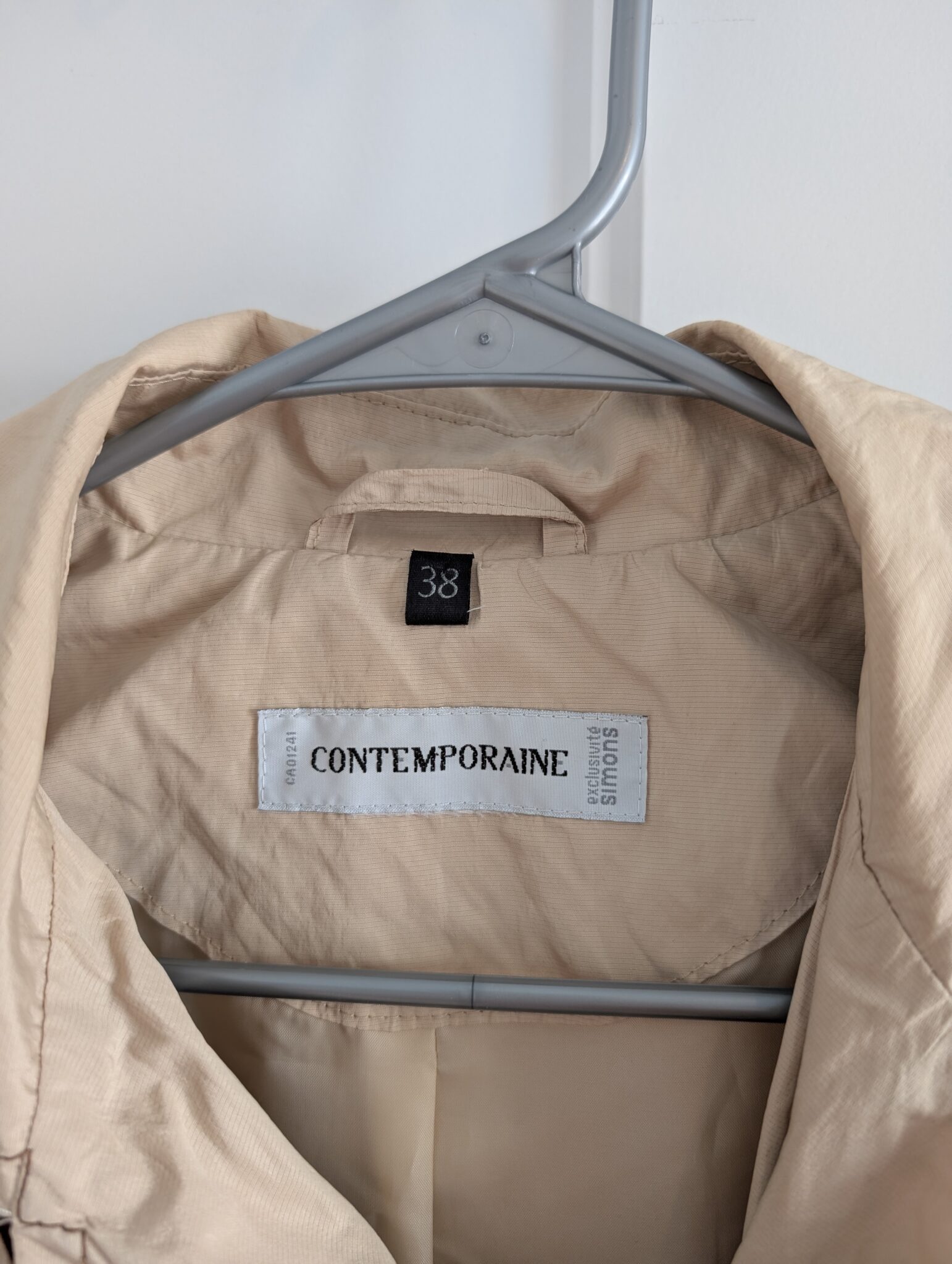 Image for Simons/Trench Coat Sz S