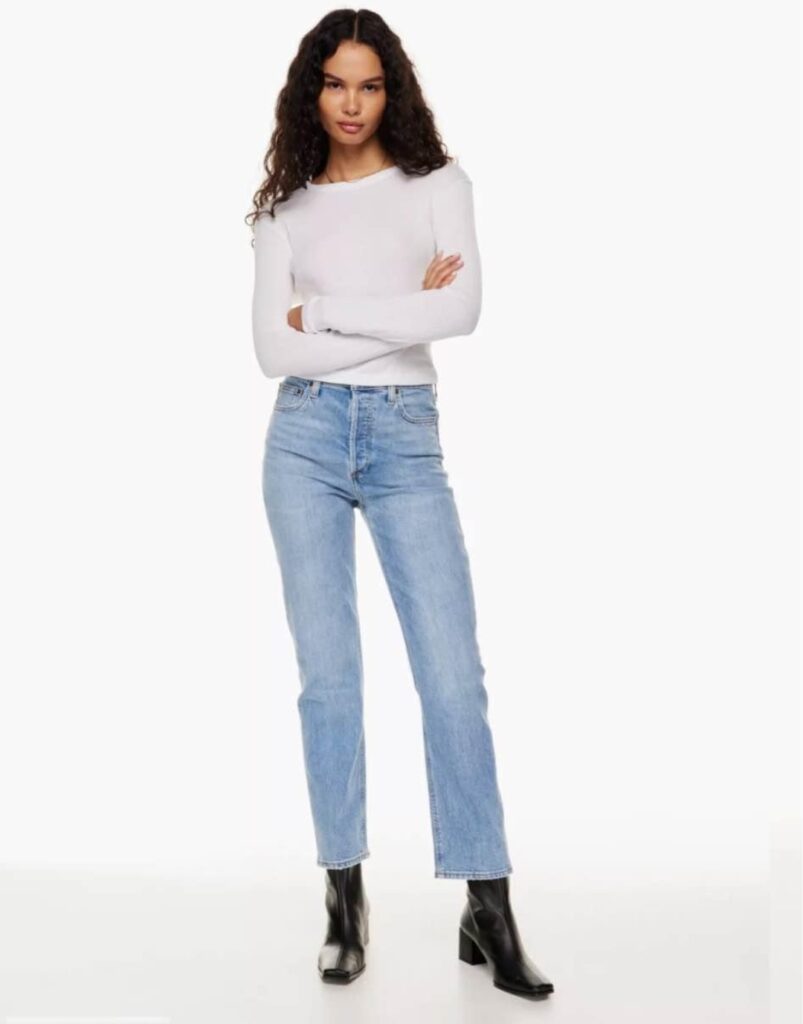 Featured image for Arlo High rise straight Denim Forum