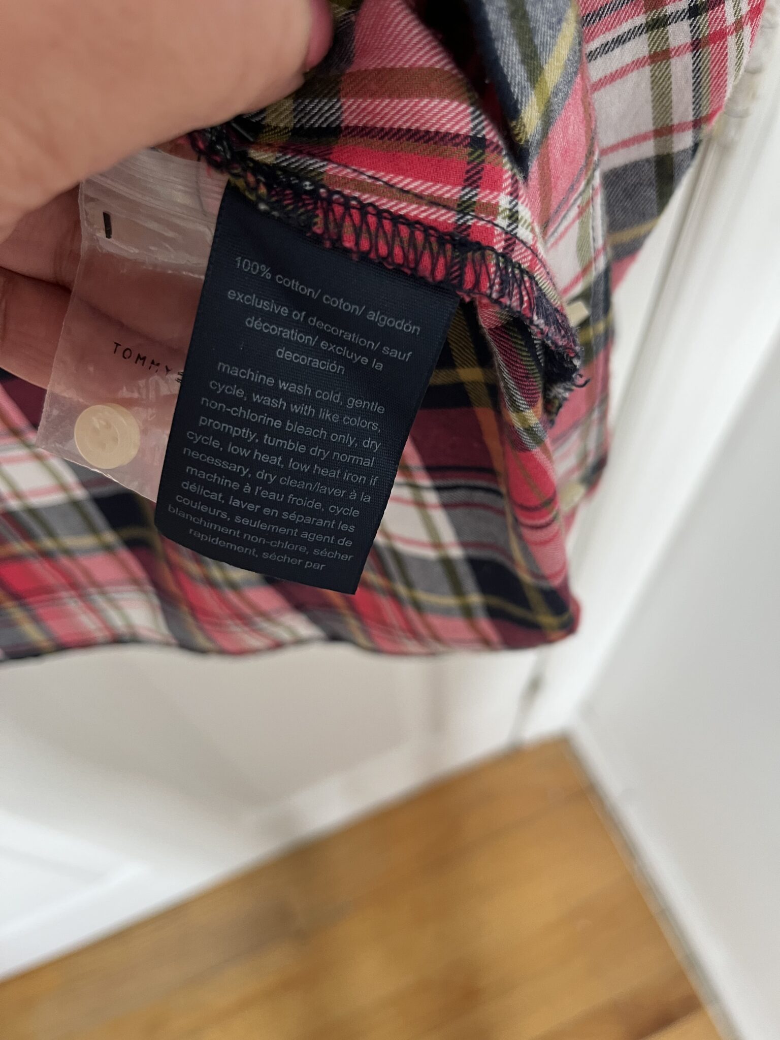 Image for Chemise à carreaux Tommy Hilfiger - Taille S - Excellent état
