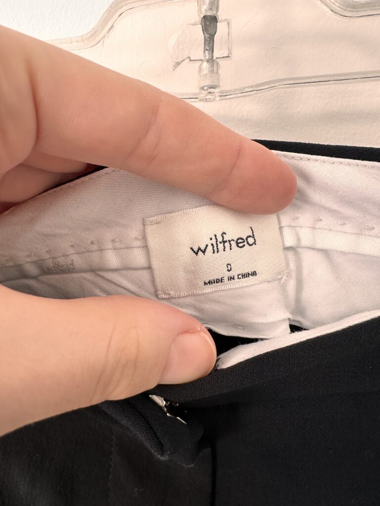 Image for Effortless trousers Aritzia