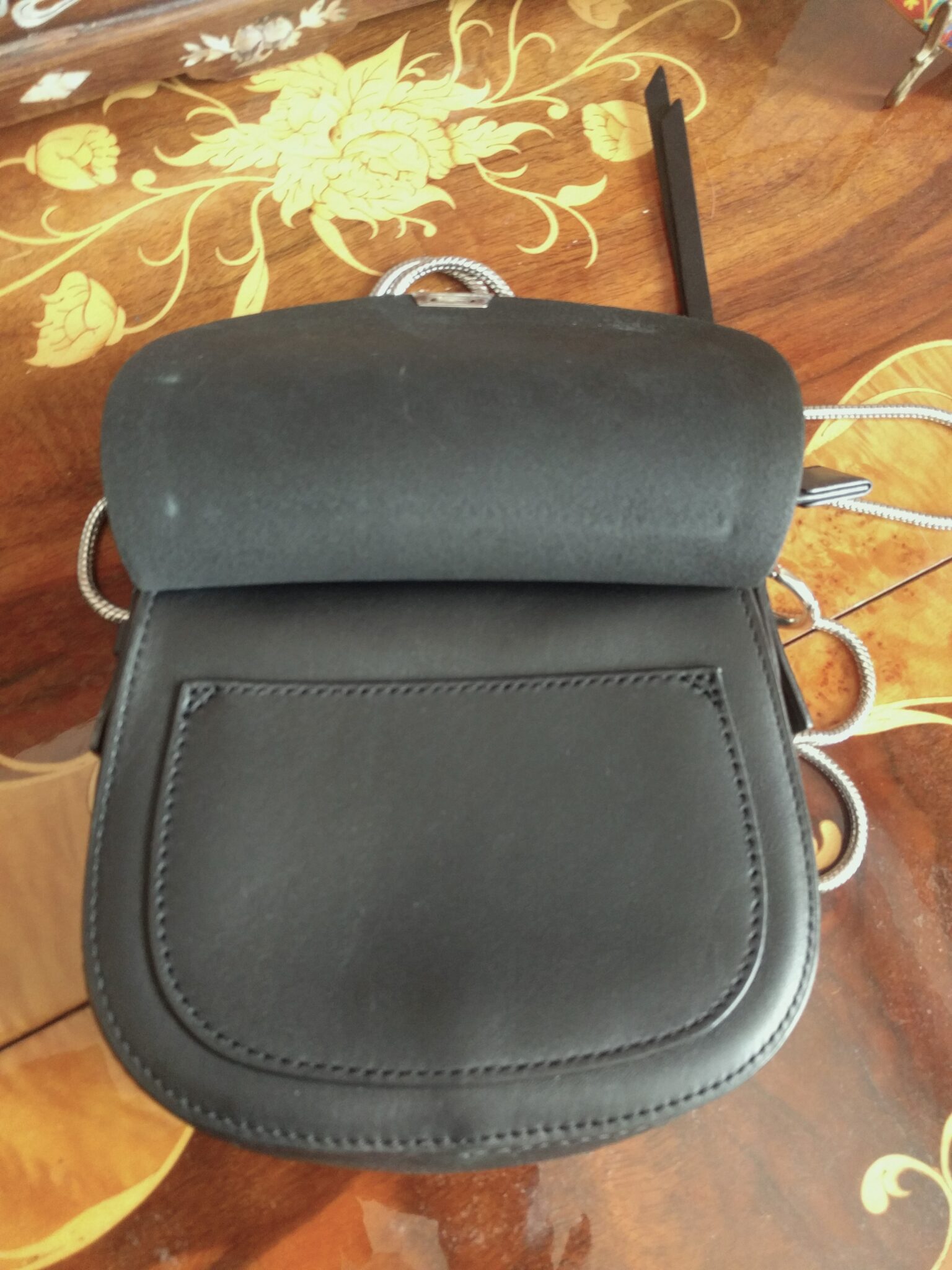 Image for ALL SAINTS- Sac Noir en Cuir Modèle Captain Leather