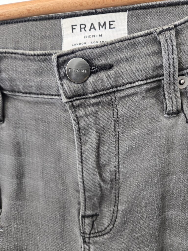 Image for FRAME denim gris avec déchirures