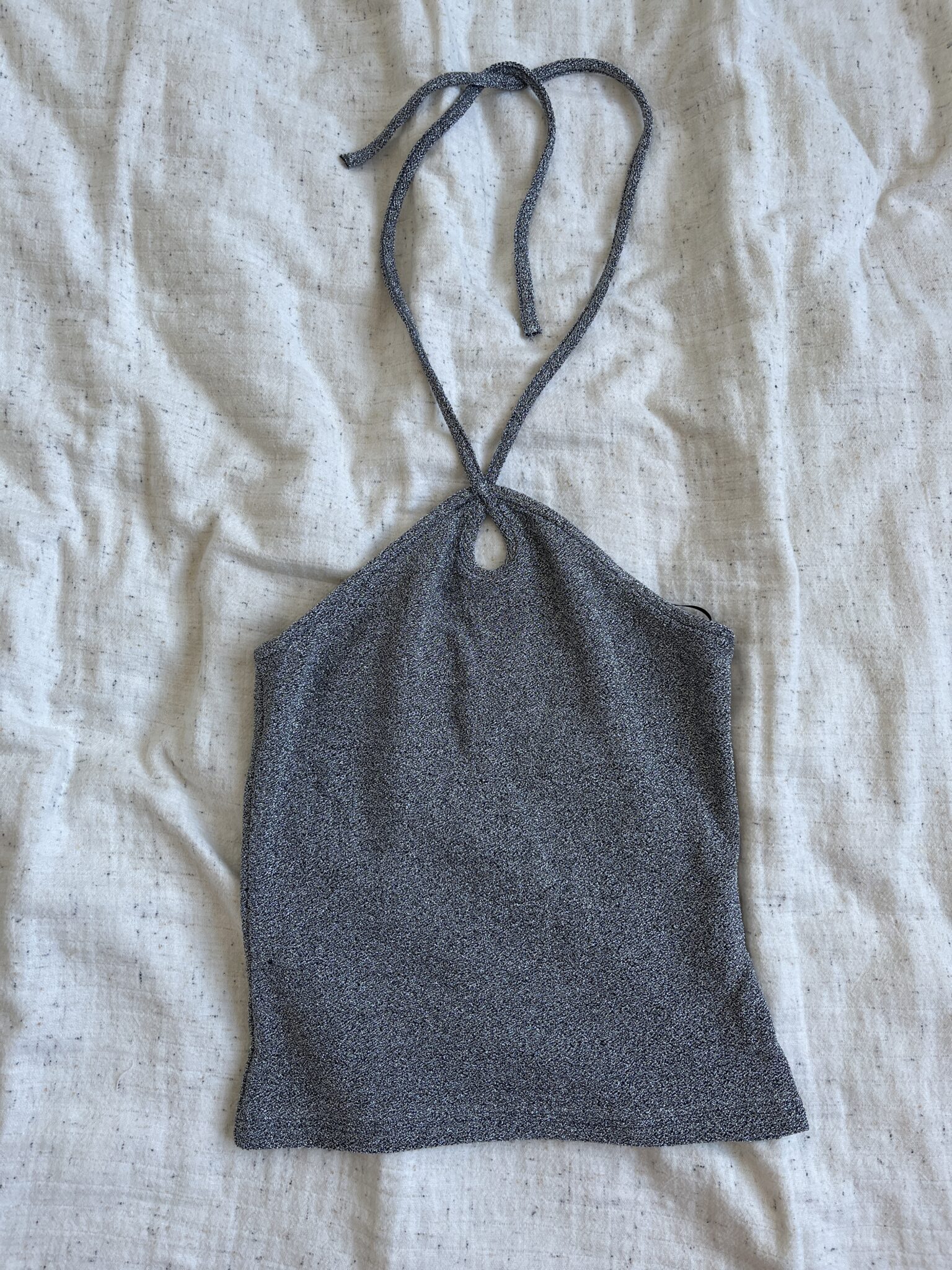 Featured image for Haut pailleté argenté Pimkie