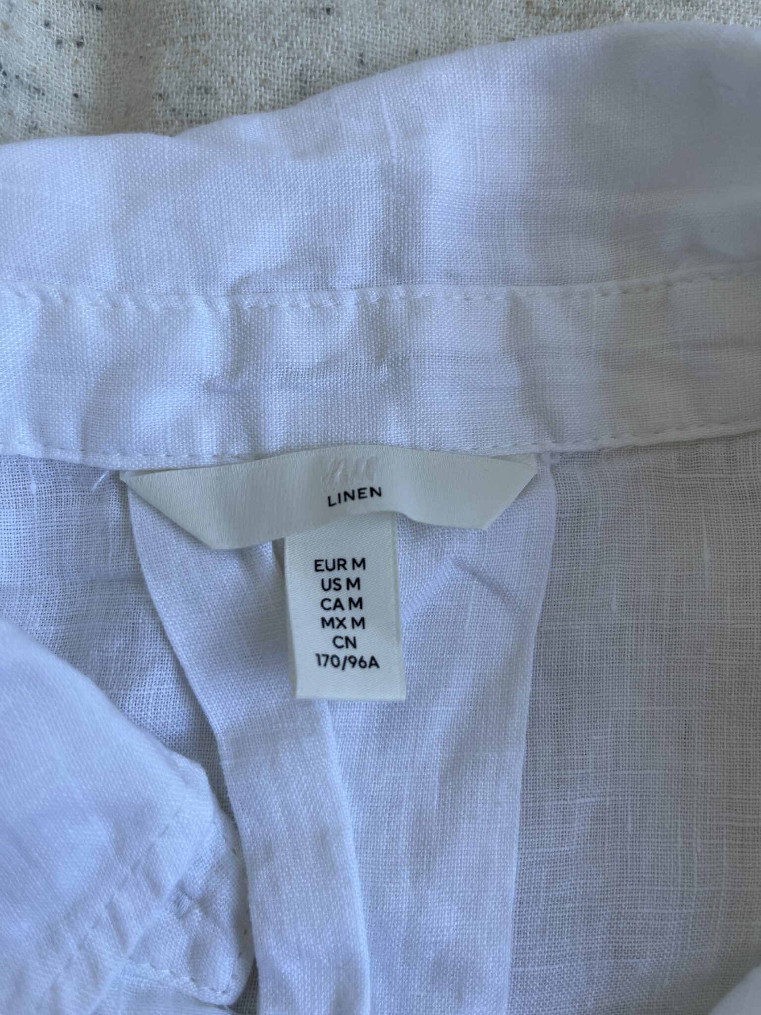 Image for Chemise blanche en lin