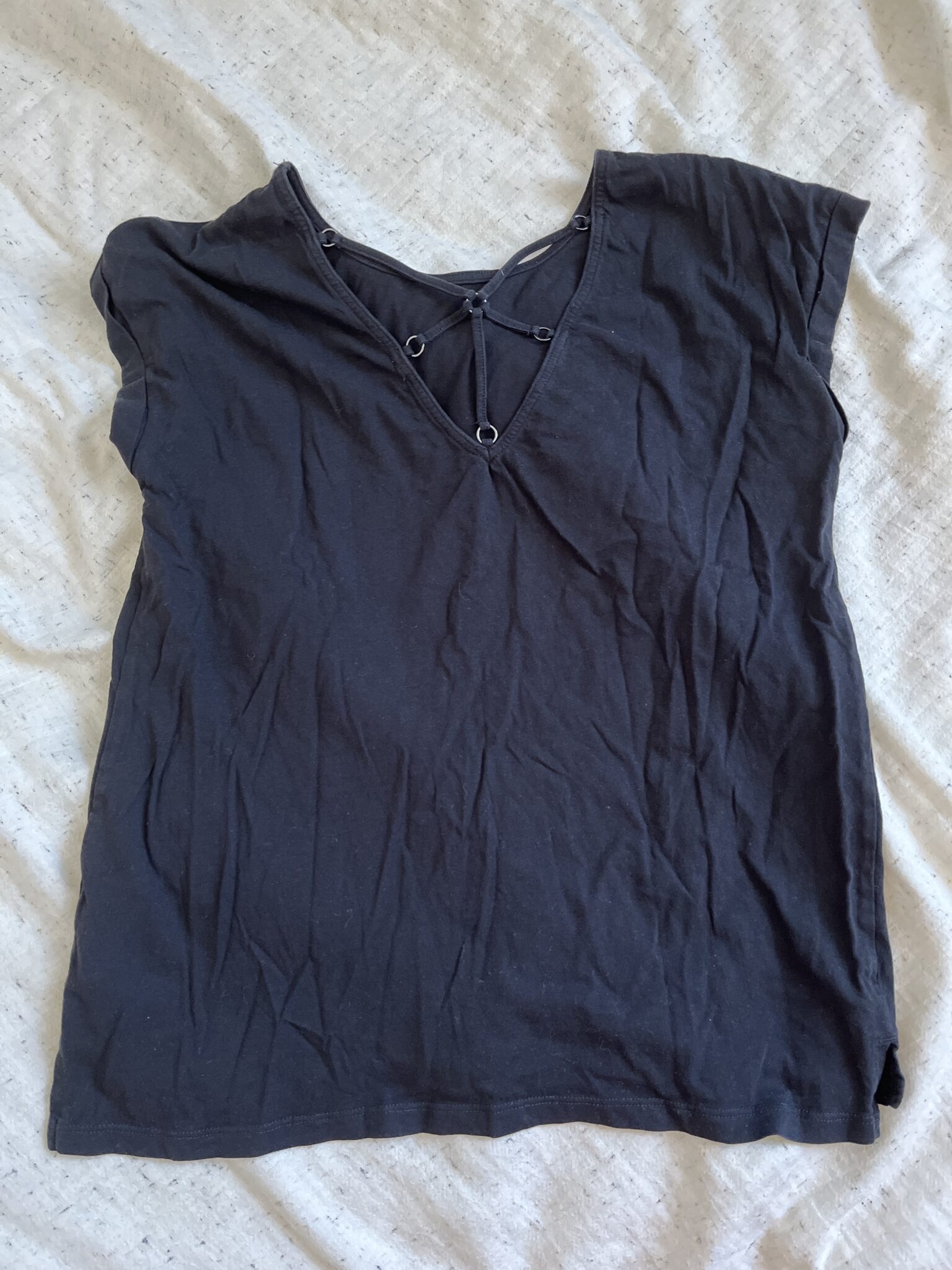 Image for Tee shirt noir manches courtes