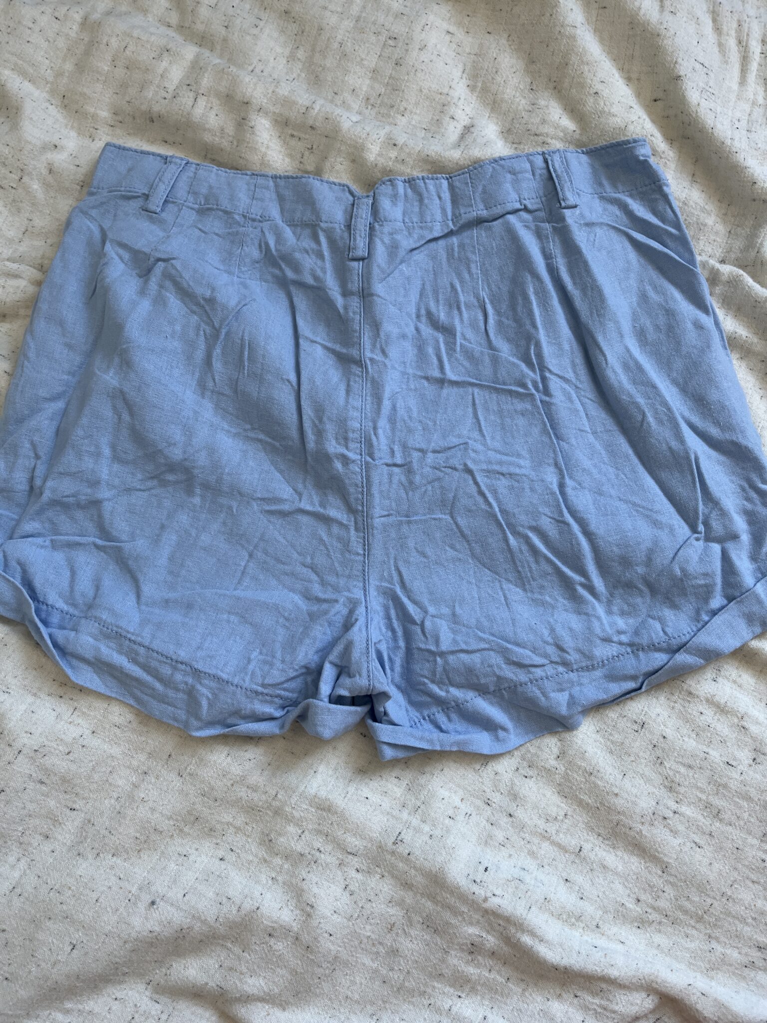 Image for Short en lin bleu clair