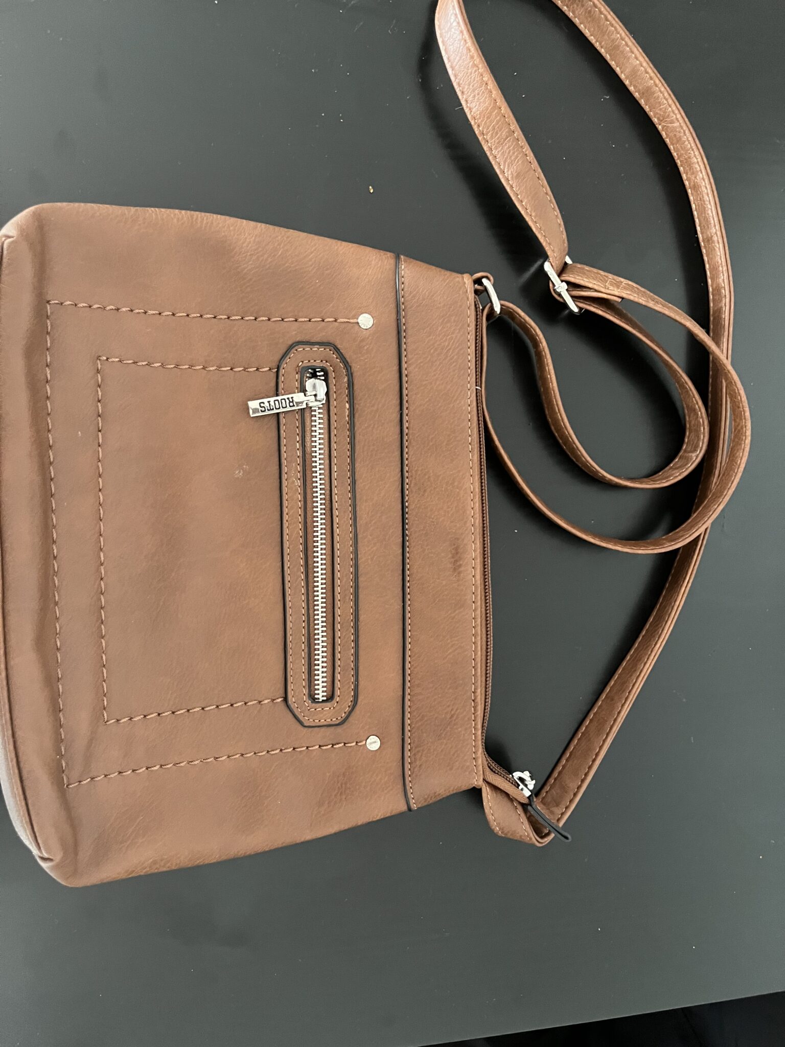 Image for Sac bandoulière Roots en bon état marron