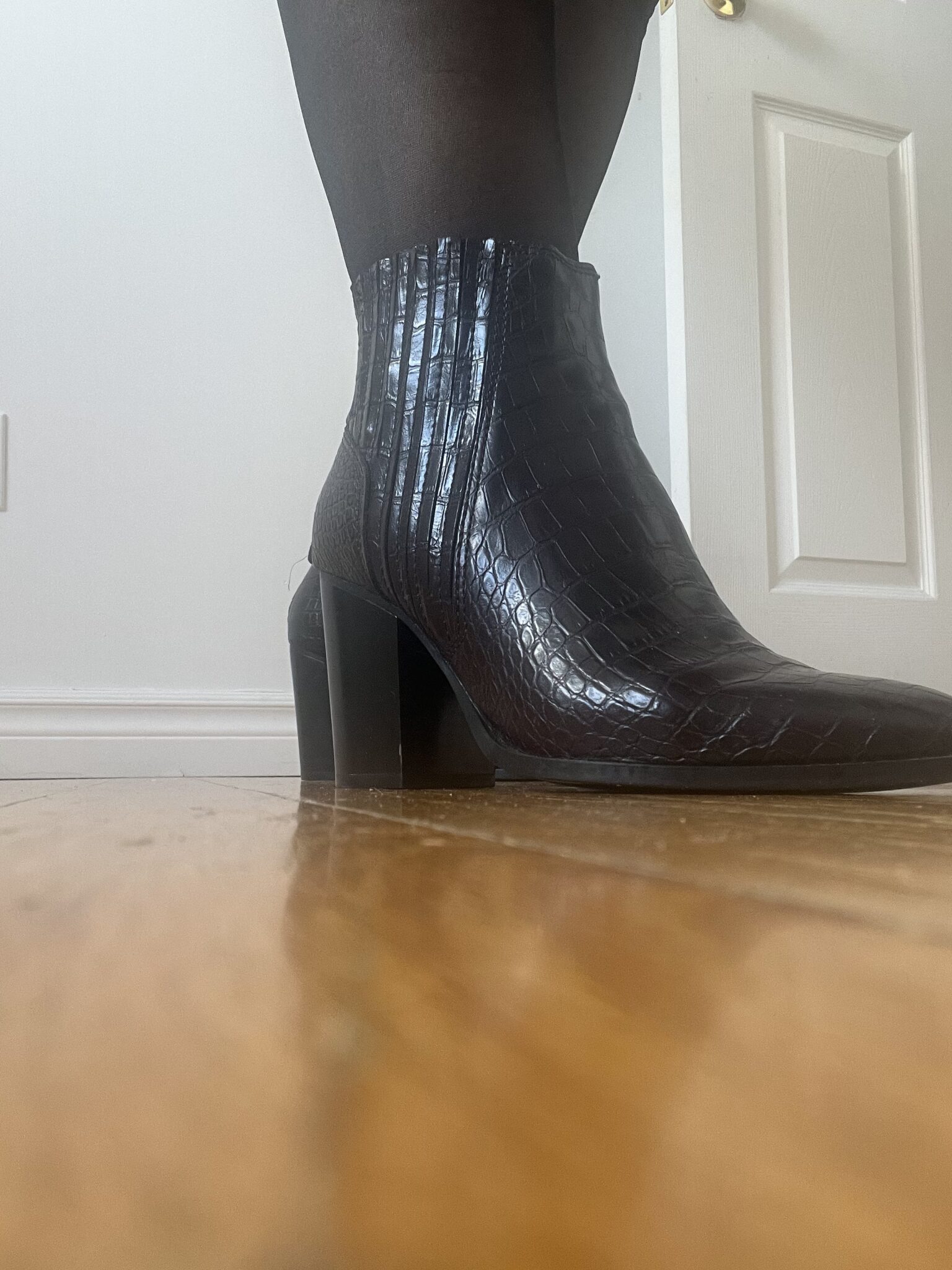 Image for Bottines Zara en excellent état aubergine foncée