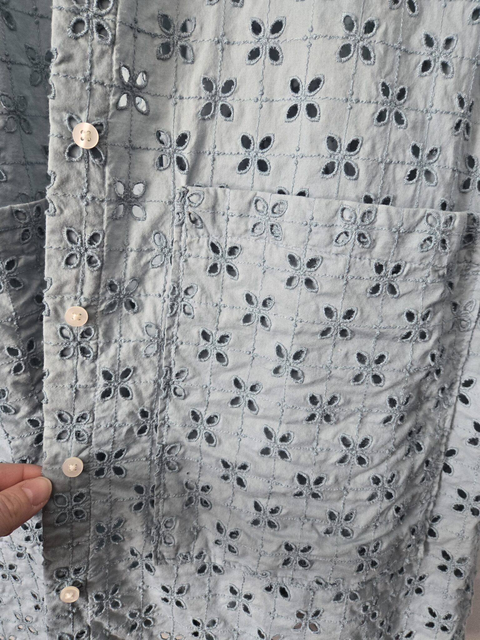 Image for GAP short-sleeved cotton shirt dress