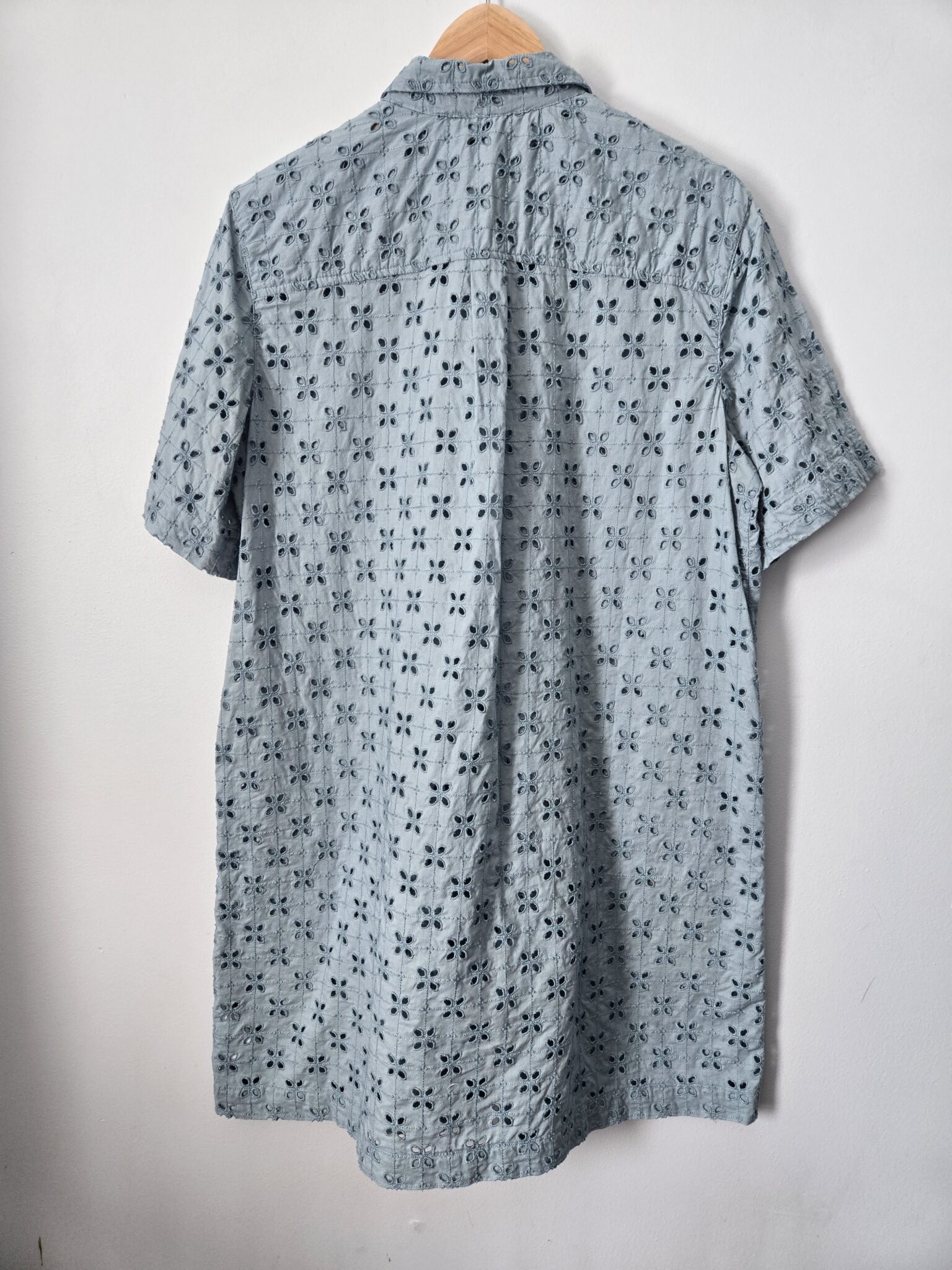 Image for GAP short-sleeved cotton shirt dress