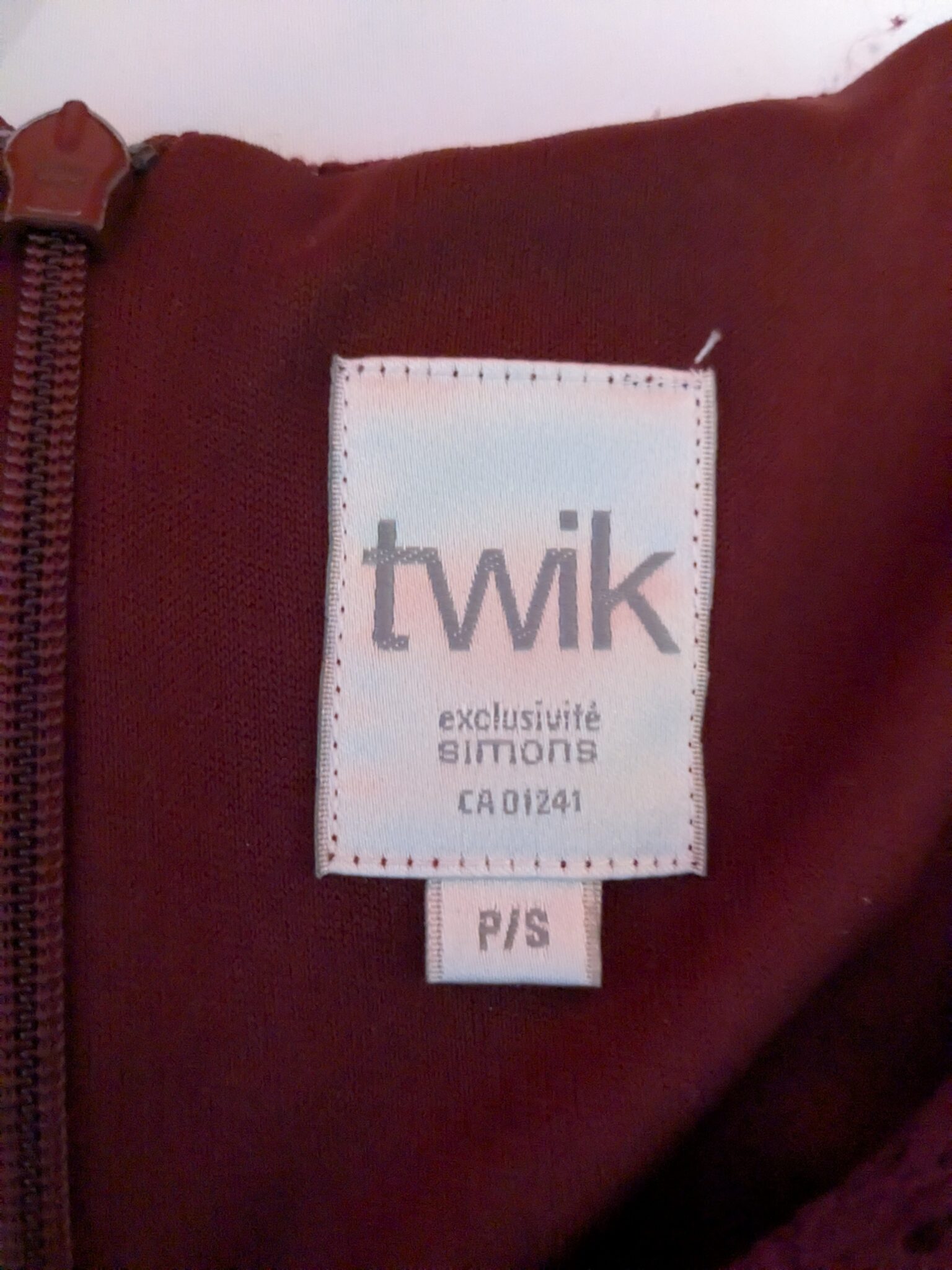 Image for Robe rouge dentelle Twik