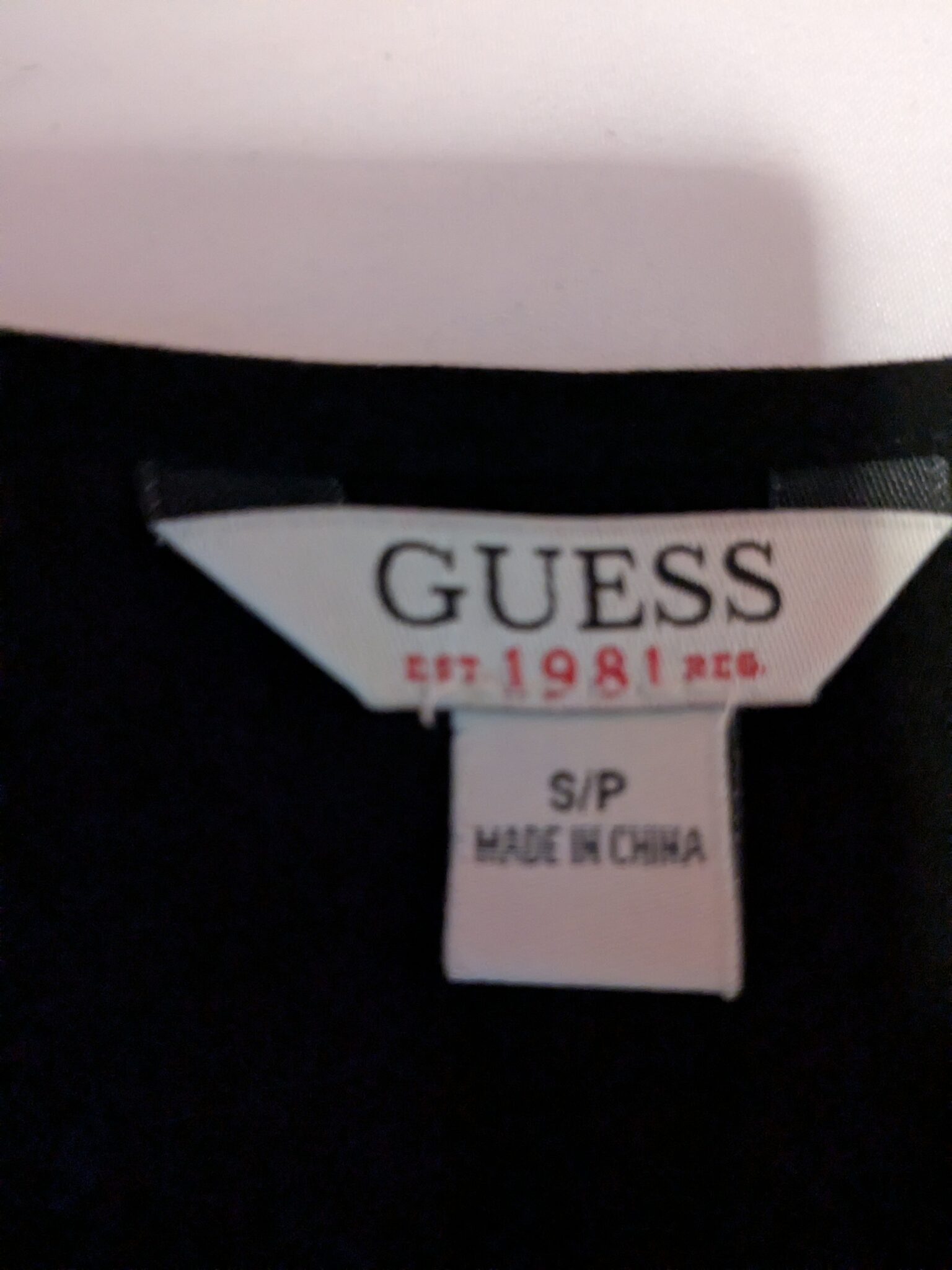 Image for Robe guess noire