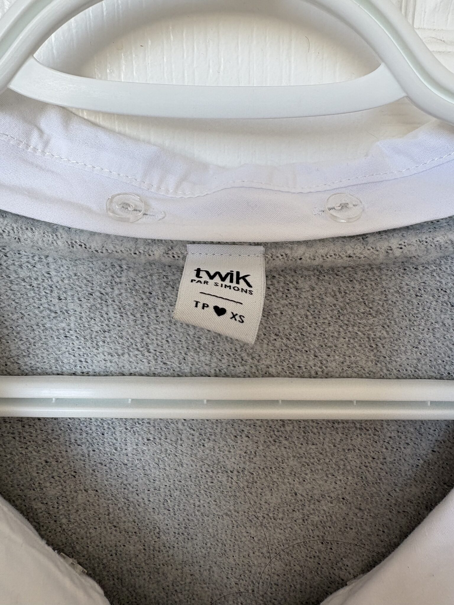 Image for Cardigan gris avec col
