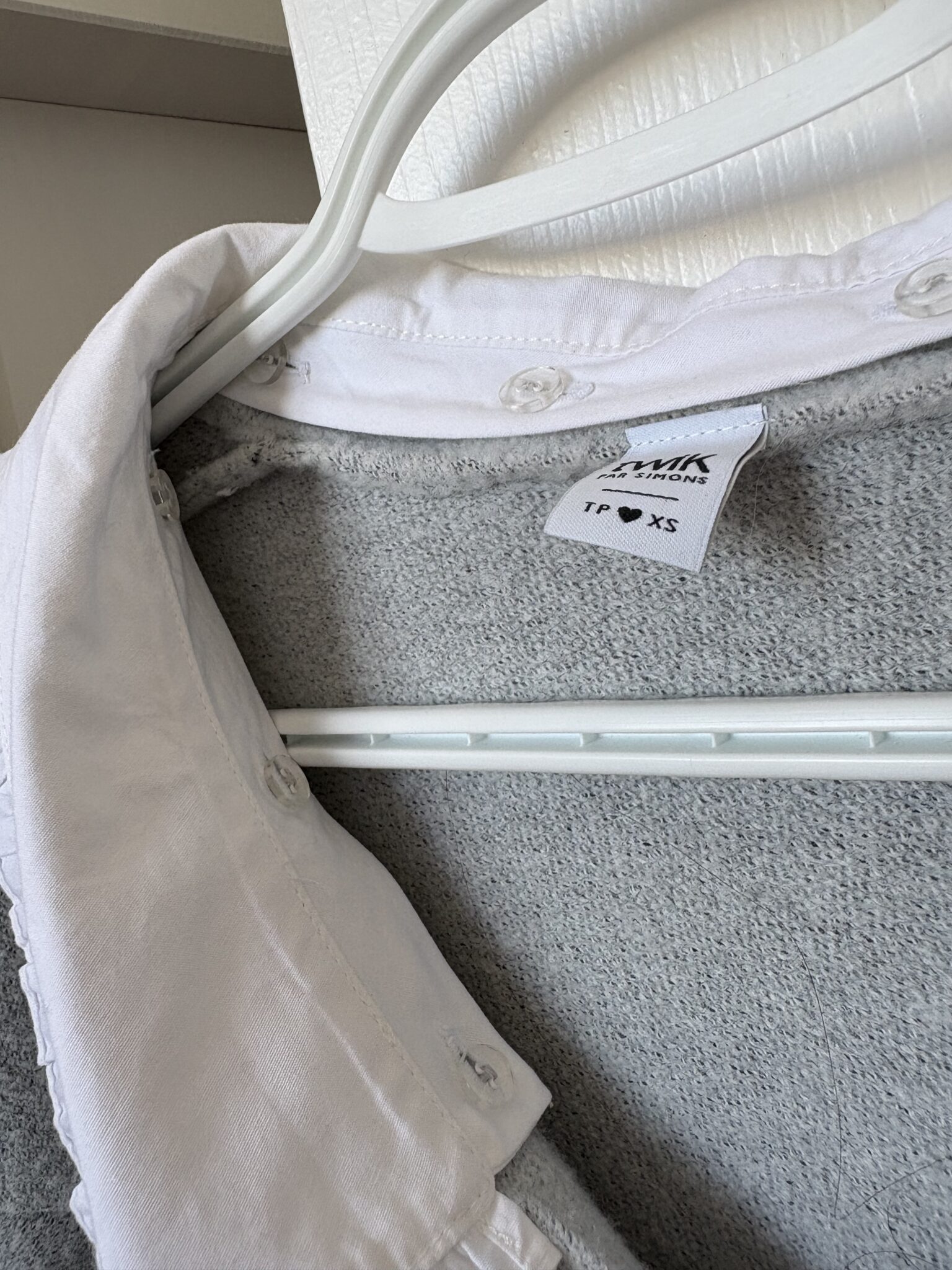 Image for Cardigan gris avec col