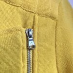 Thumbnail for NWOT Lauren Ralph Lauren jacket cardigan moto knit yellow sweater women Small