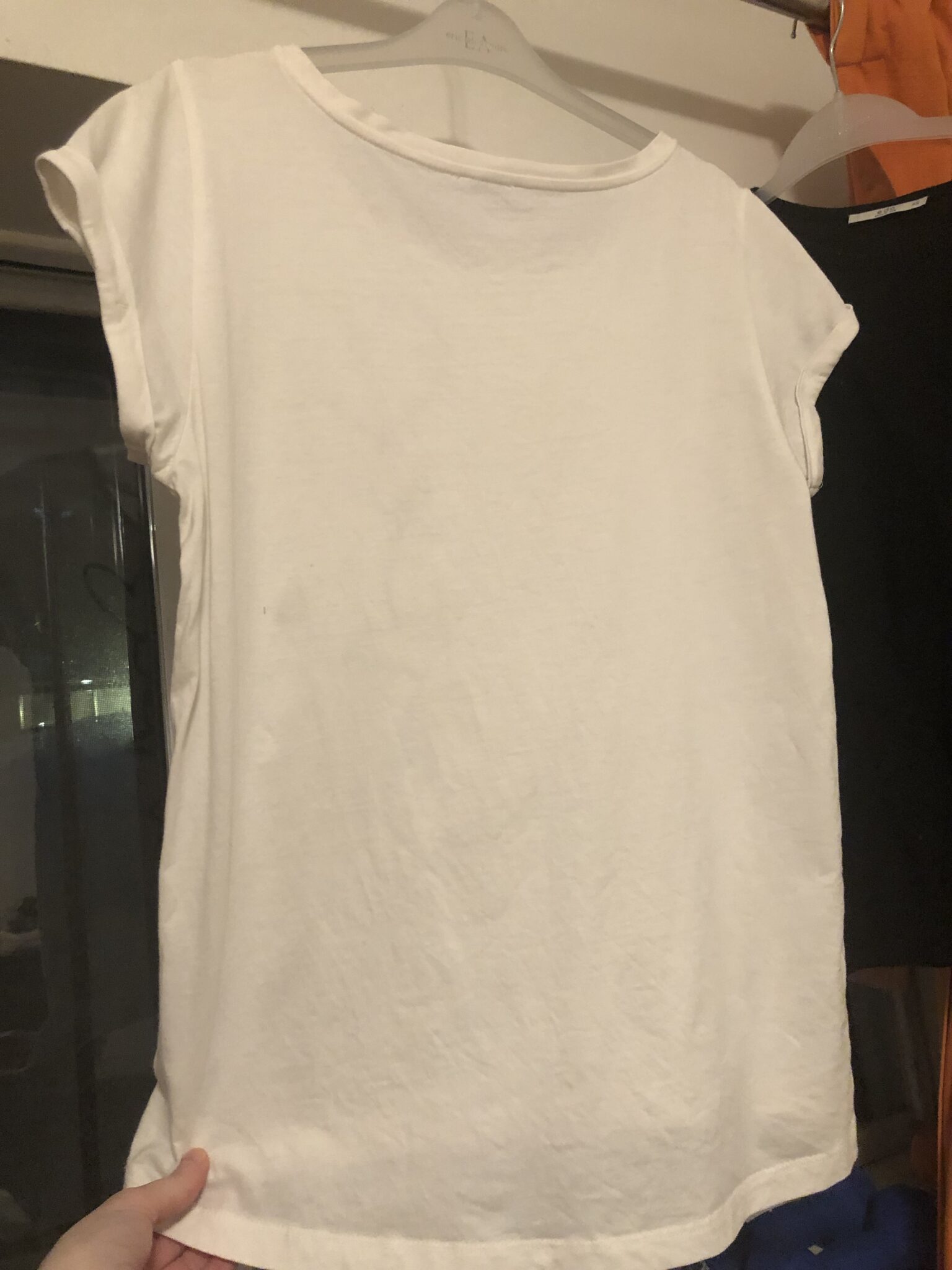 Image for 🤍 Tee en coton bio blanc Esprit xsmall fait grand