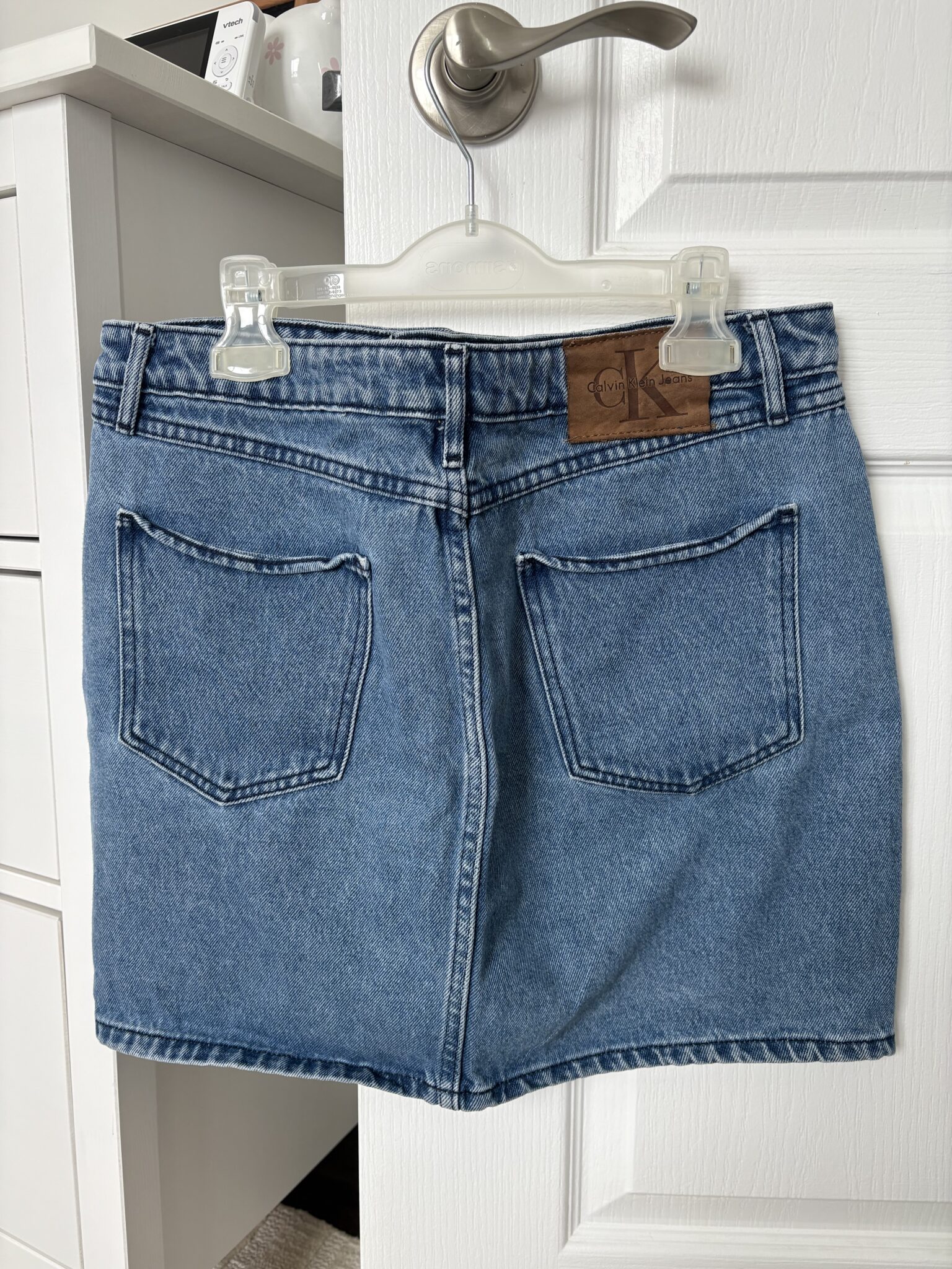 Image for Calvin Klein denim skirt