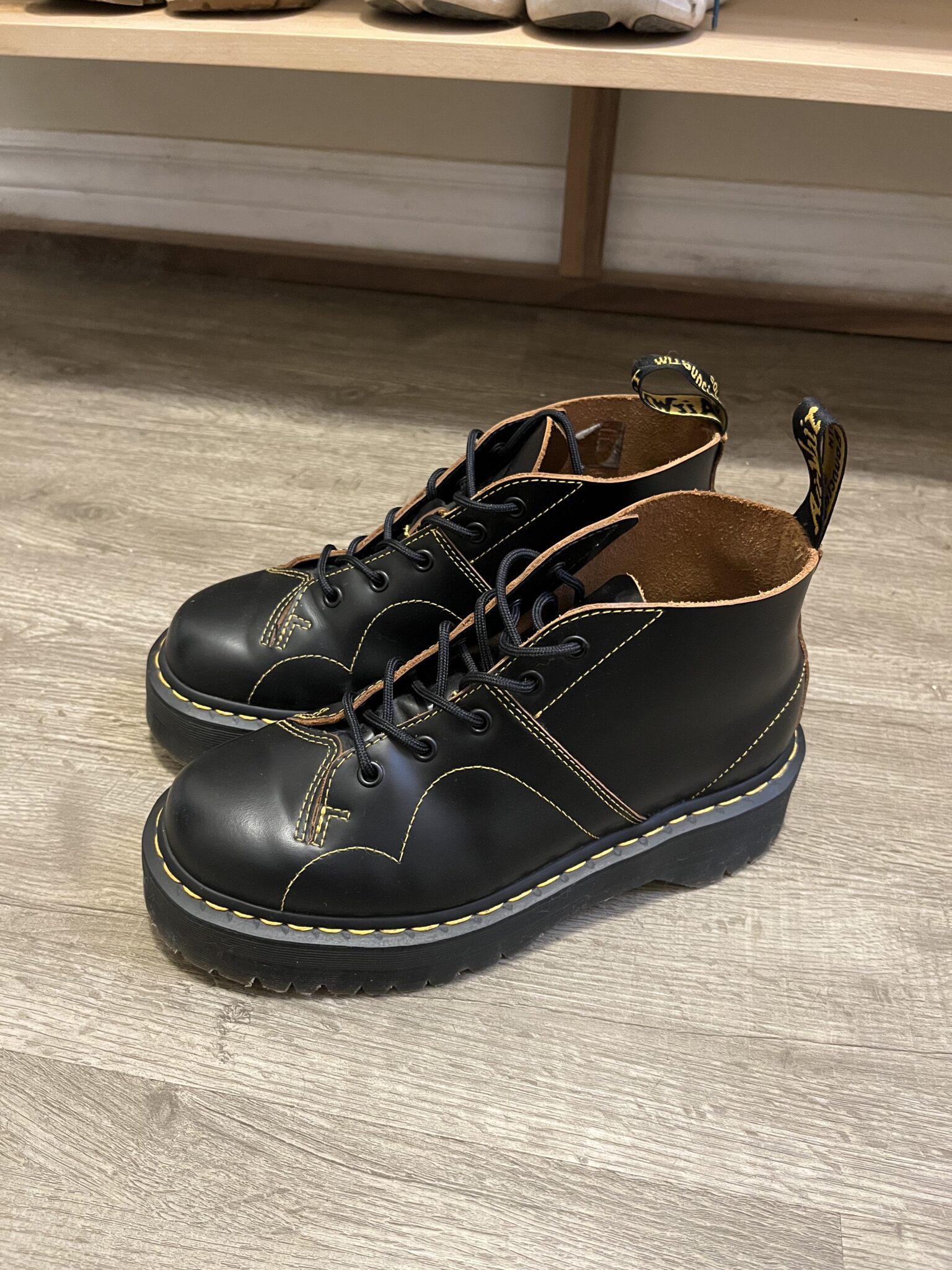 Image for Quad Church platform boots - Dr Martens