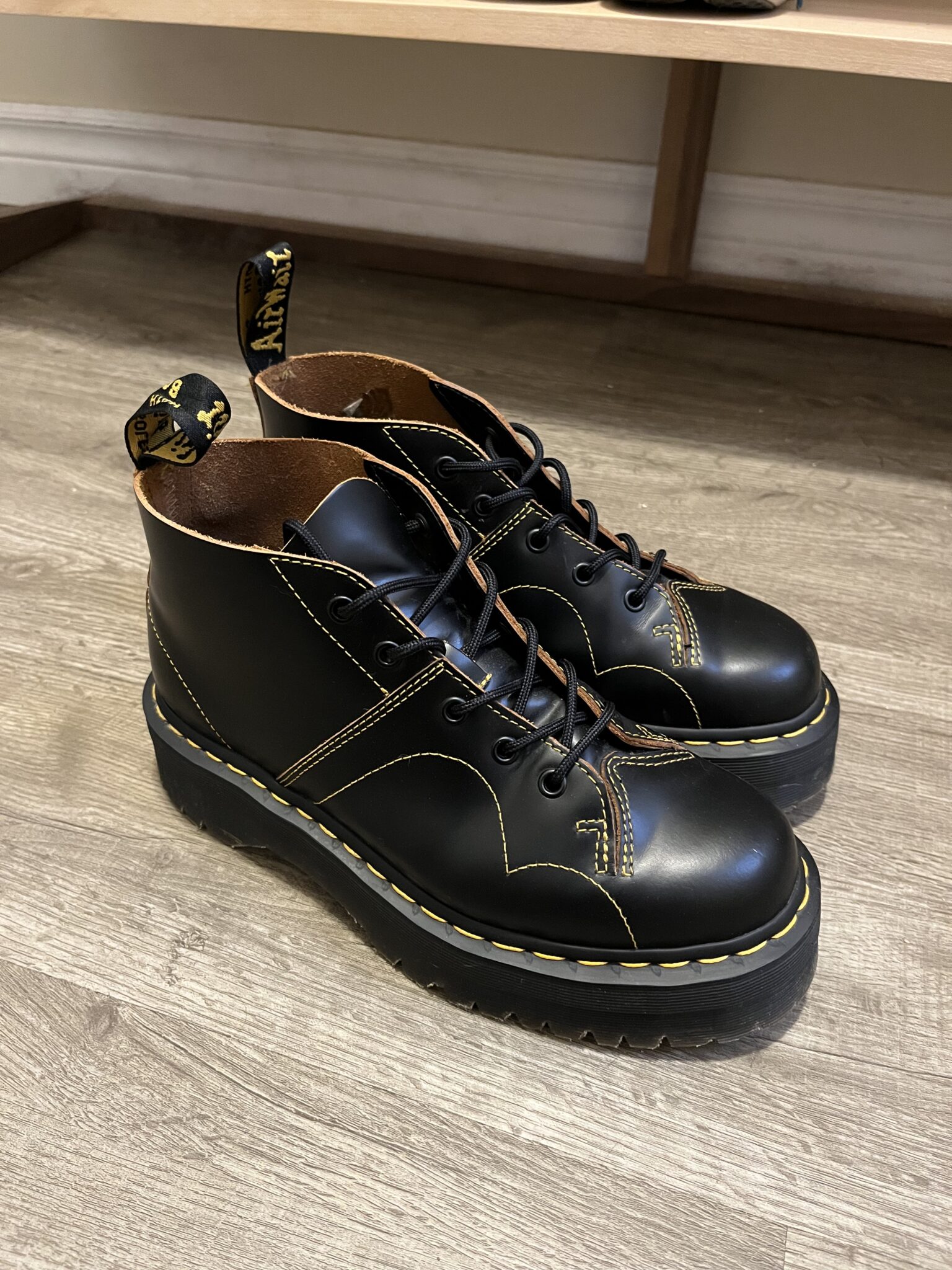Image for Quad Church platform boots - Dr Martens