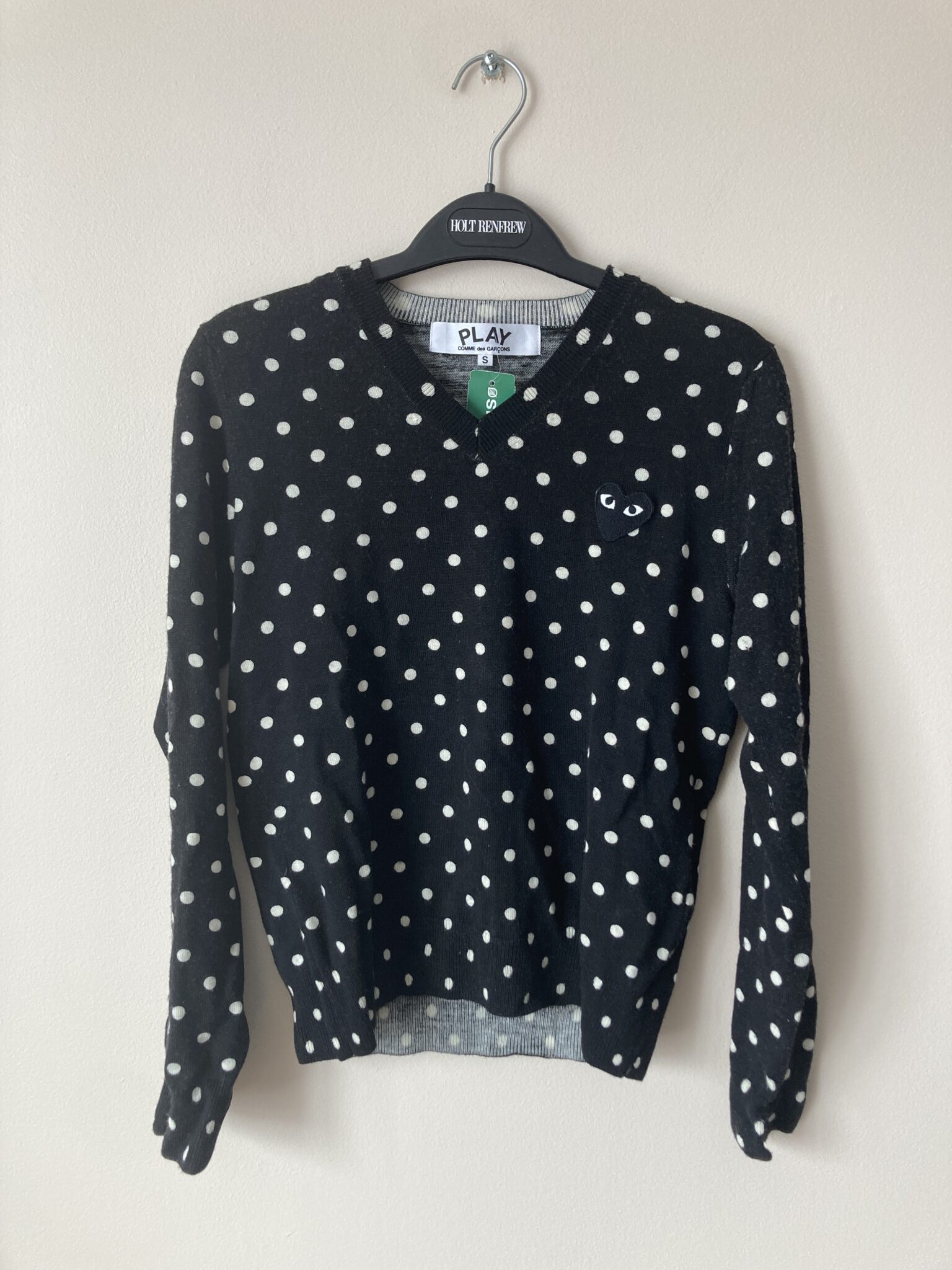 Featured image for Chandail à pois taille s/M Comme des garçons