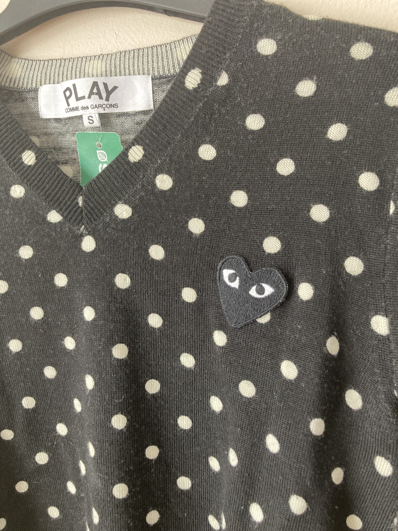 Image for Chandail à pois taille s/M Comme des garçons