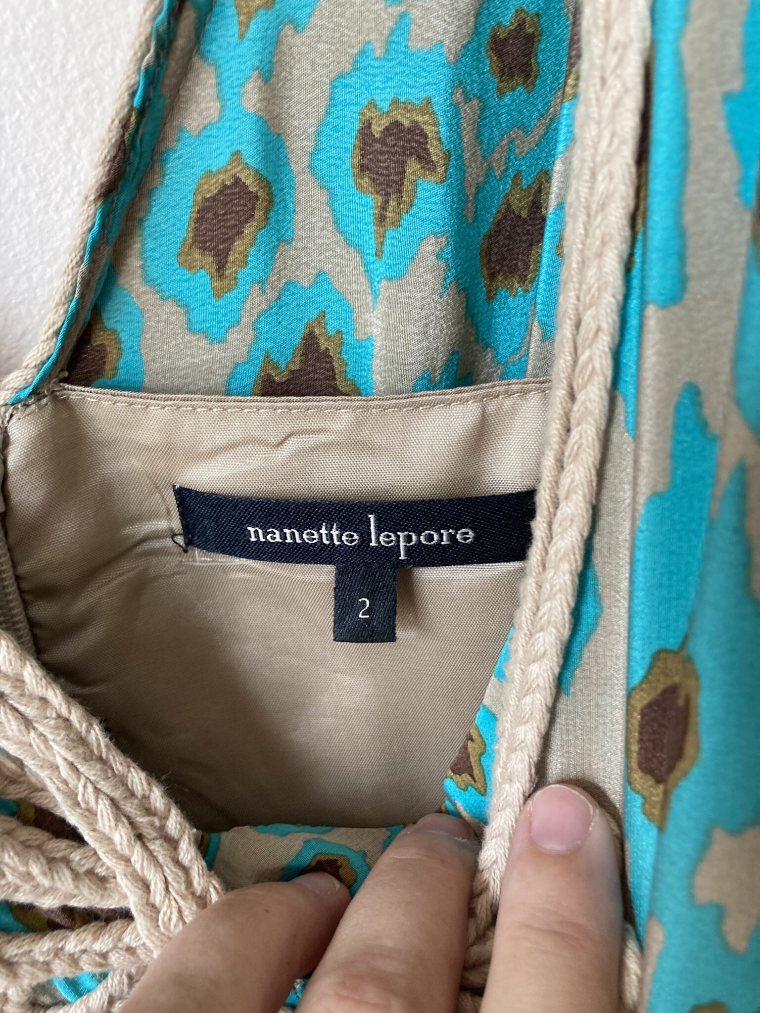 Image for Robe Nanette Lepore 100% soie taille 2