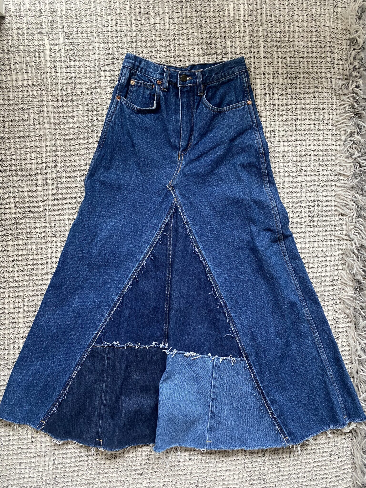 Featured image for Citizen Vintage - Jupe Maxi Patchwork en denim