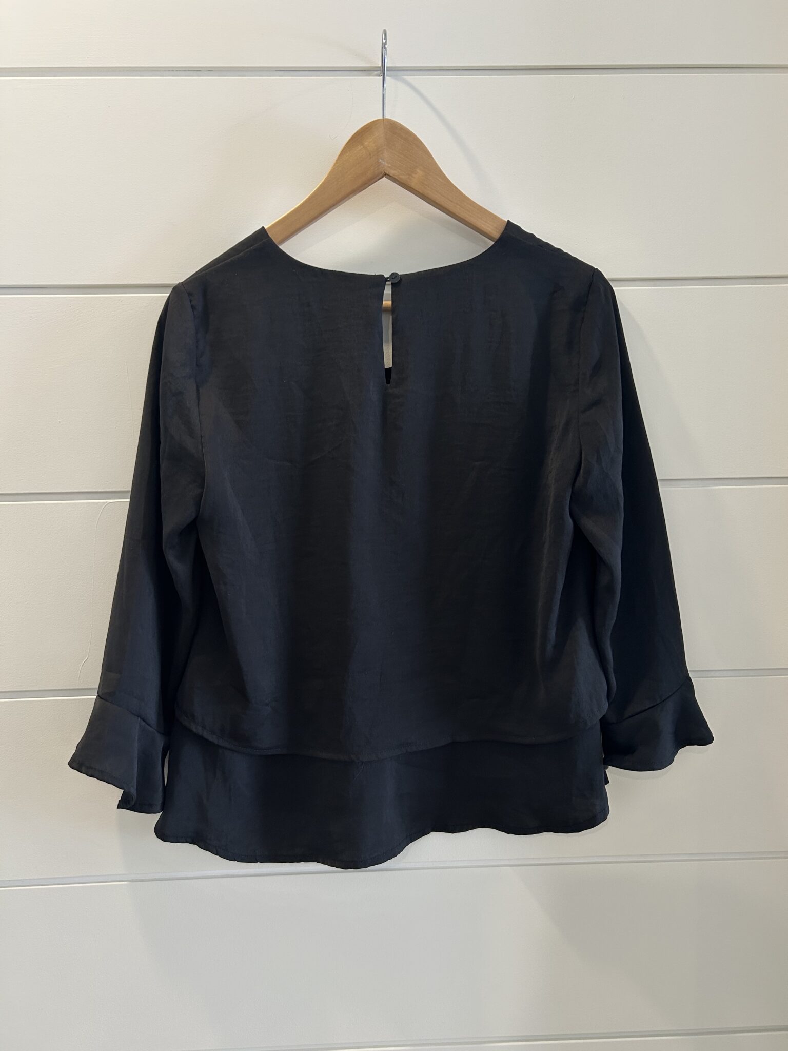 Image for Blouse satiné manches à volants