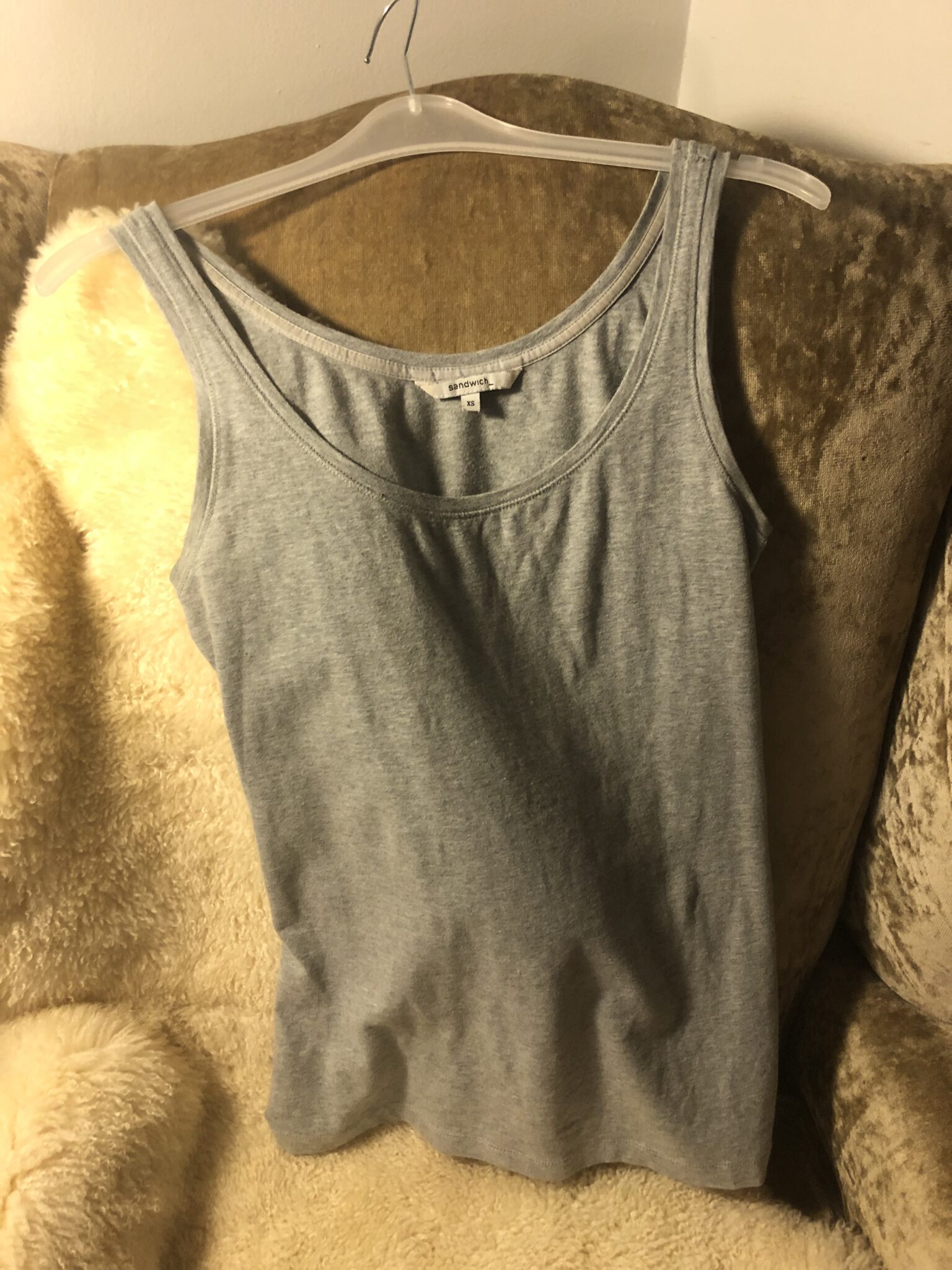 Featured image for 🤍 Cami grise chiné x-small (34-36-38)