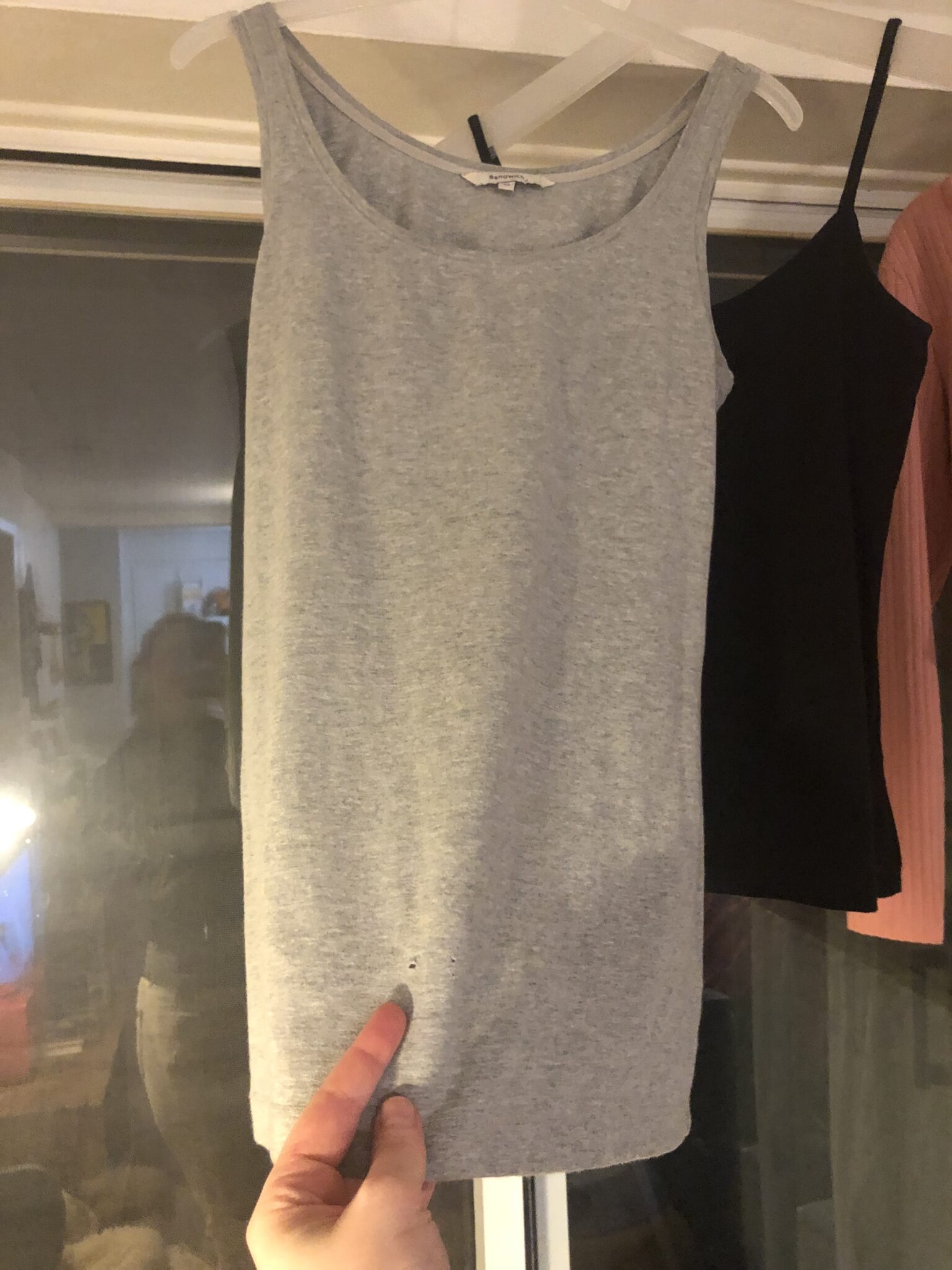 Image for 🤍 Cami grise chiné x-small (34-36-38)