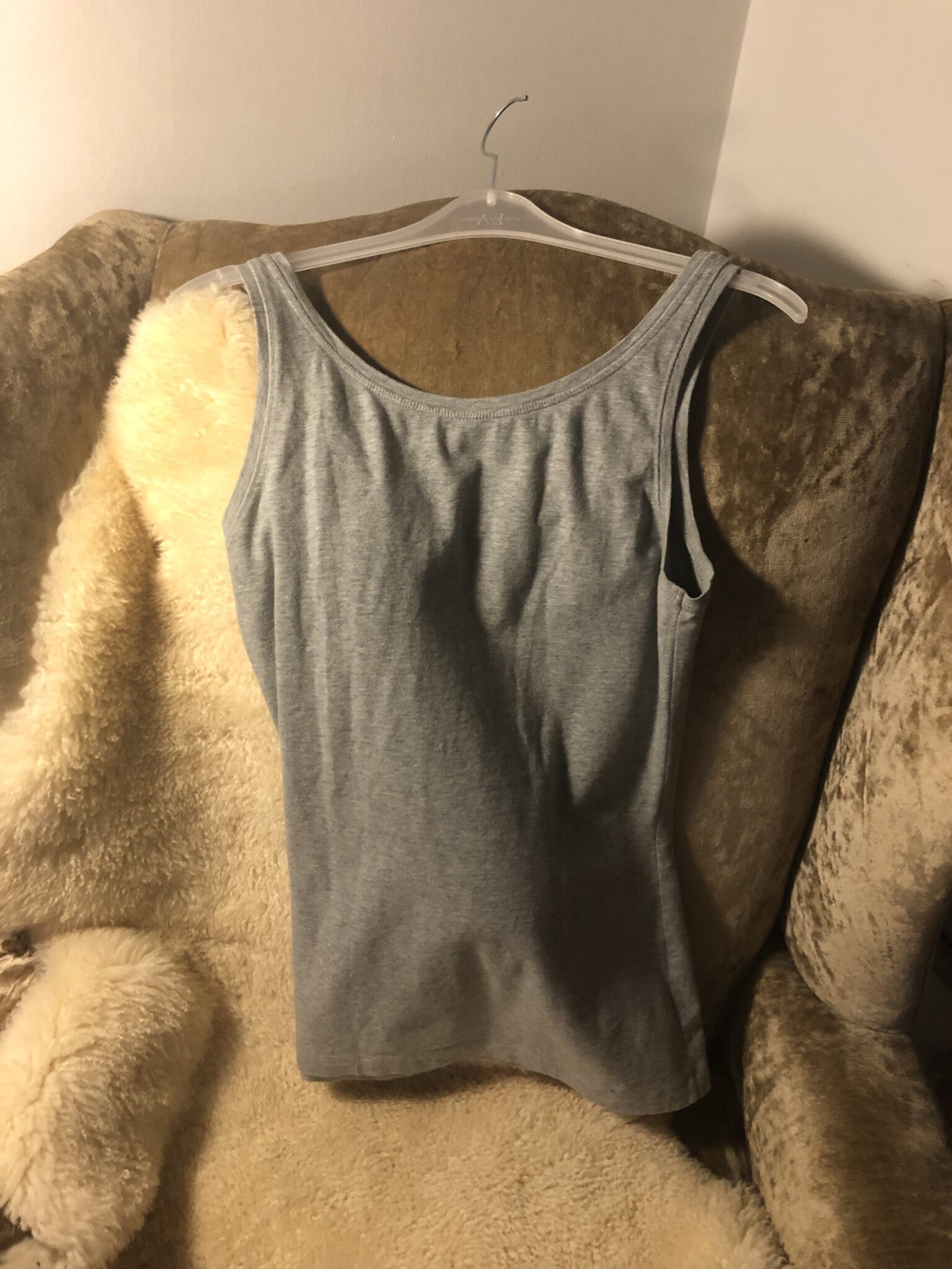 Image for 🤍 Cami grise chiné x-small (34-36-38)
