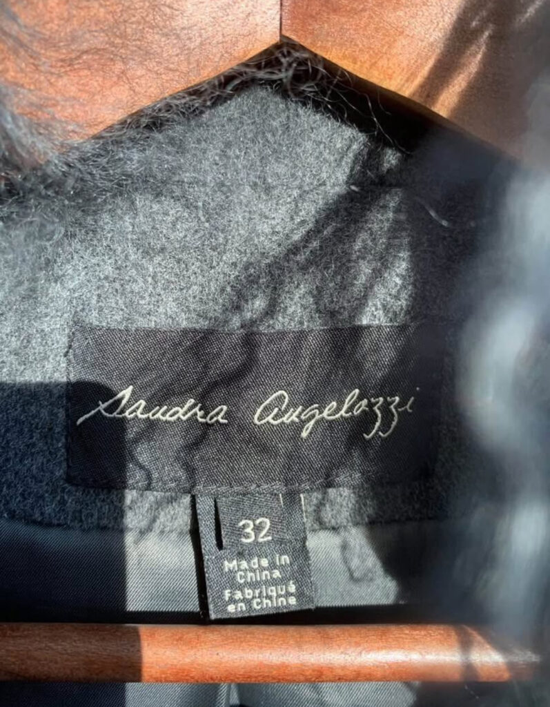 Image for Coat with removable fur collar