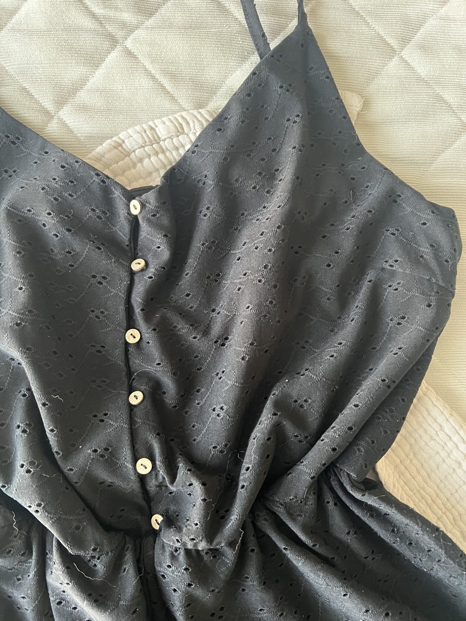 Image for Combi-short eyelet fleuri