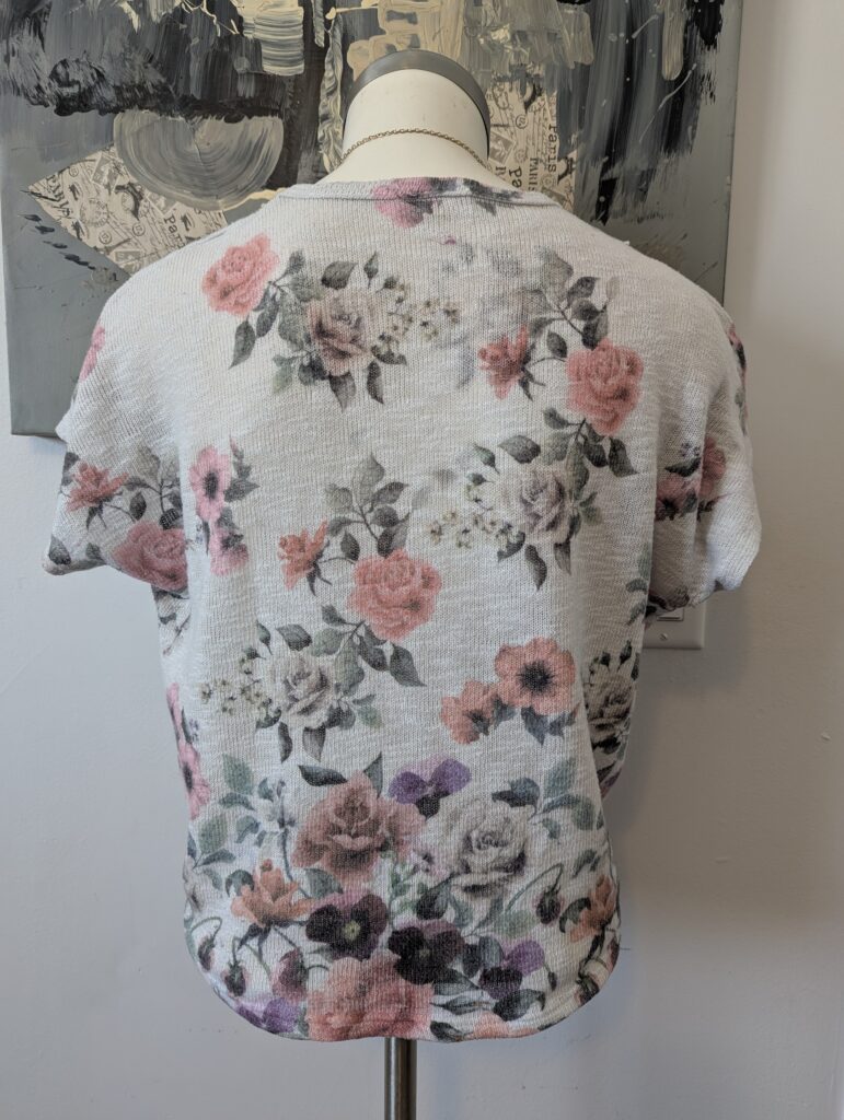 Image for Tie-front top