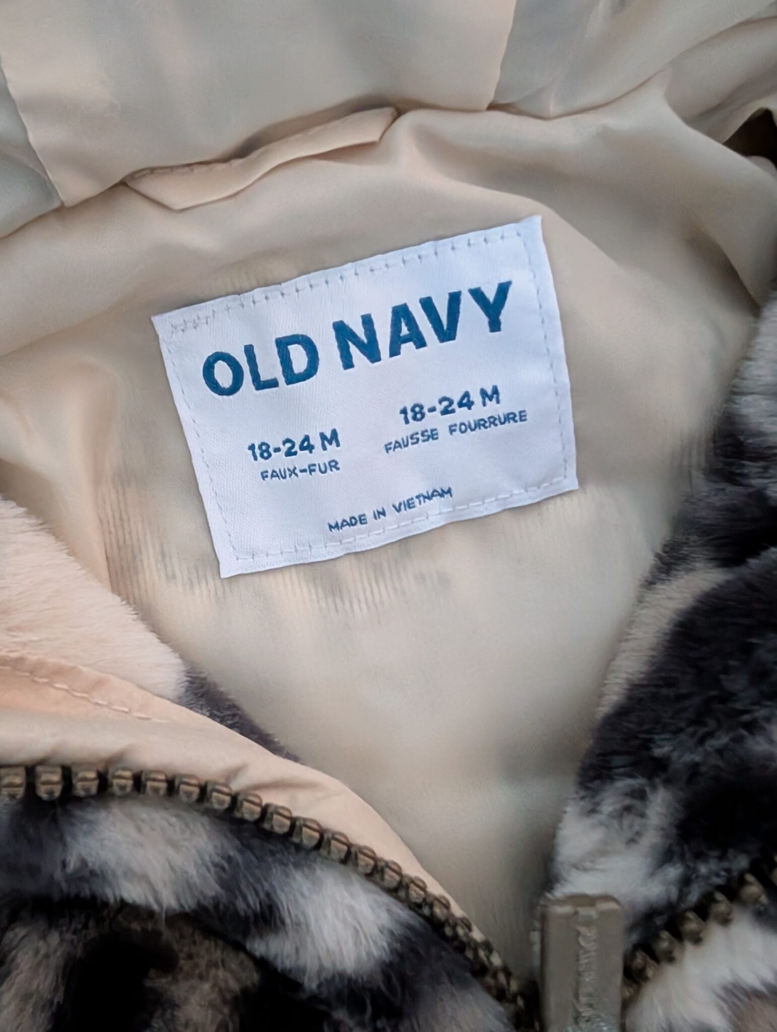 Image for Manteau old navy 18-24 mois